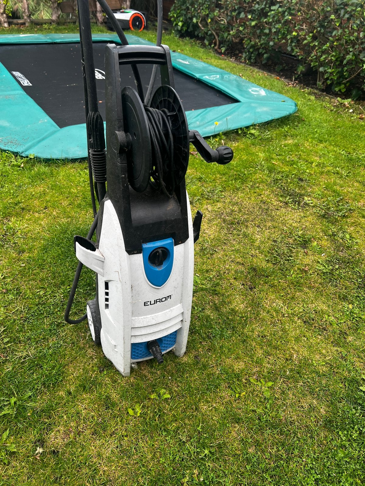 Eurom hogedrukreiniger met slanghaspel, Tuin en Terras, Hogedrukreinigers, Ophalen of Verzenden, Zo goed als nieuw, Elektrisch