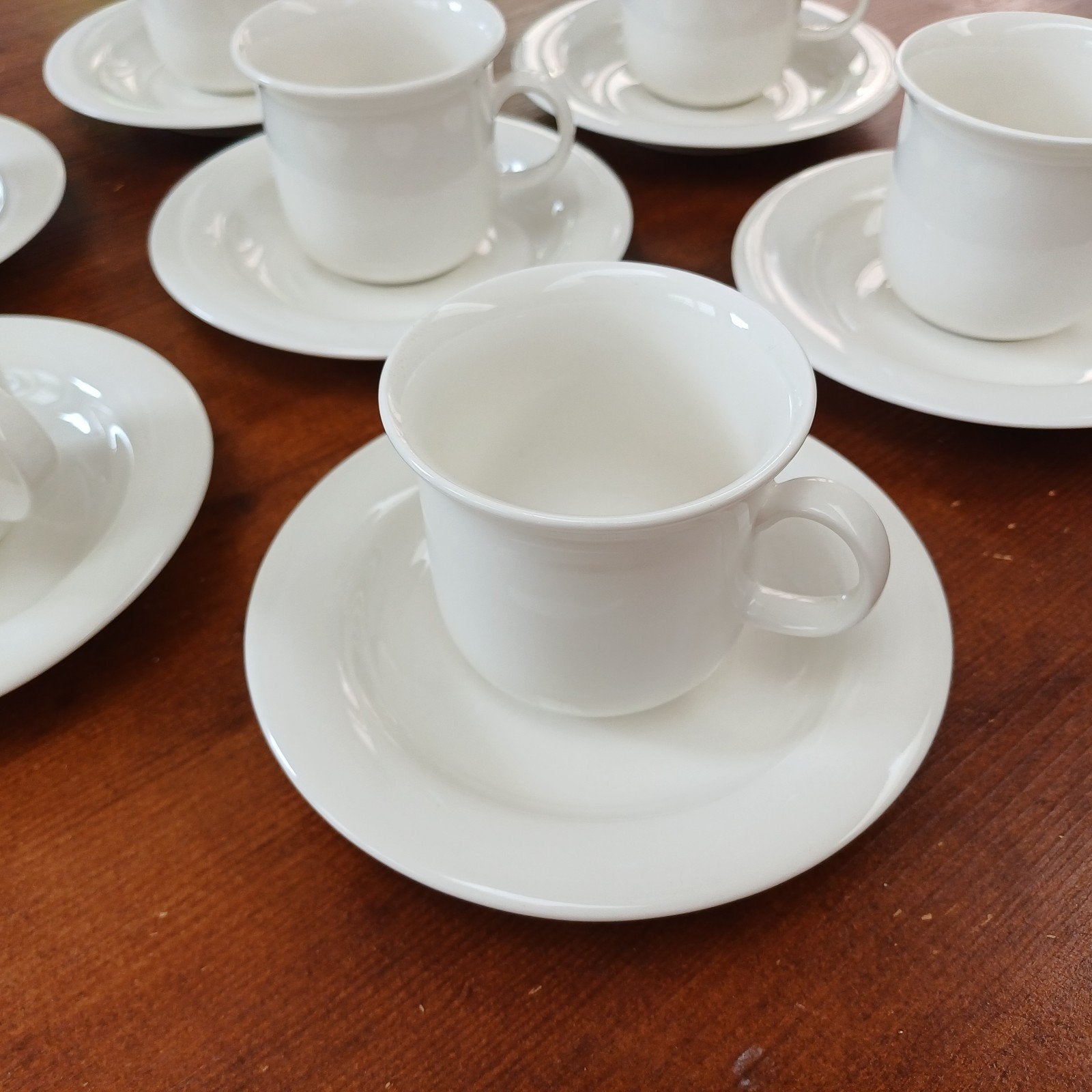 Arabia Artica espresso kopjes en schotels, Arabia, Ophalen of Verzenden, Zo goed als nieuw, Overige stijlen