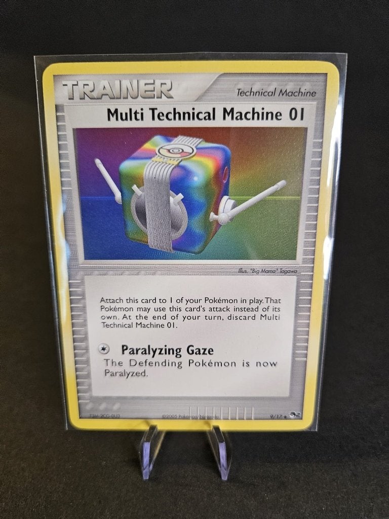 Pokémon Multi Technical Machine 01 9/17 – POP Series 2, Ophalen of Verzenden, Gebruikt, Losse kaart