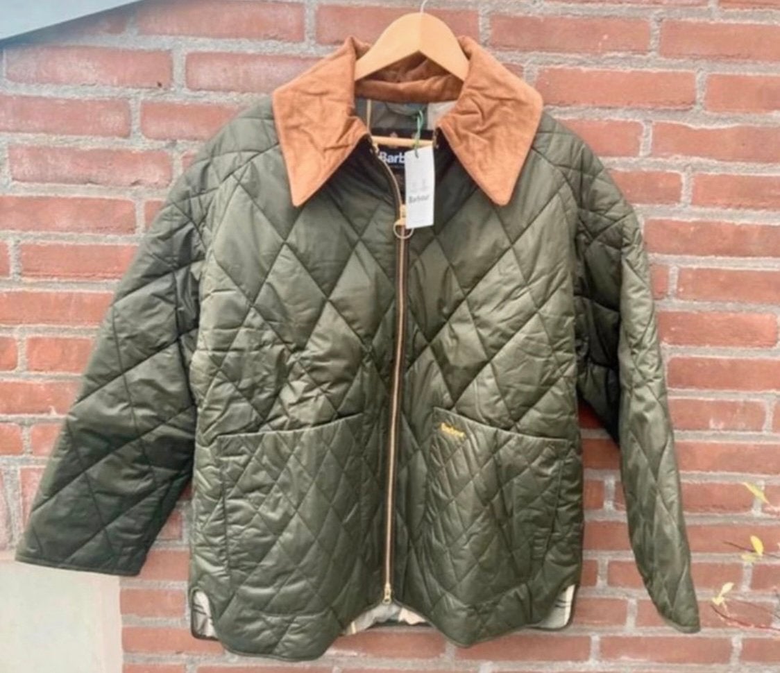 Barbour woodhall jacket puffer jas 40 10 42 hunting, Ophalen of Verzenden, Nieuw, Maat 38/40 (M), Groen