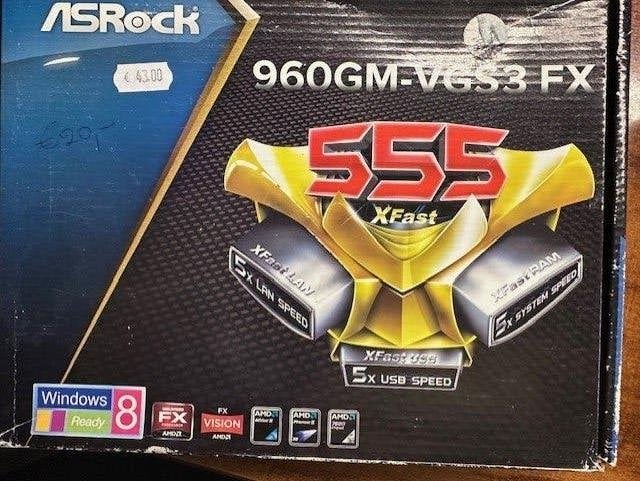 Asrock 960GM-VGS# FX, Ophalen of Verzenden, Nieuw, Overige typen, DDR3