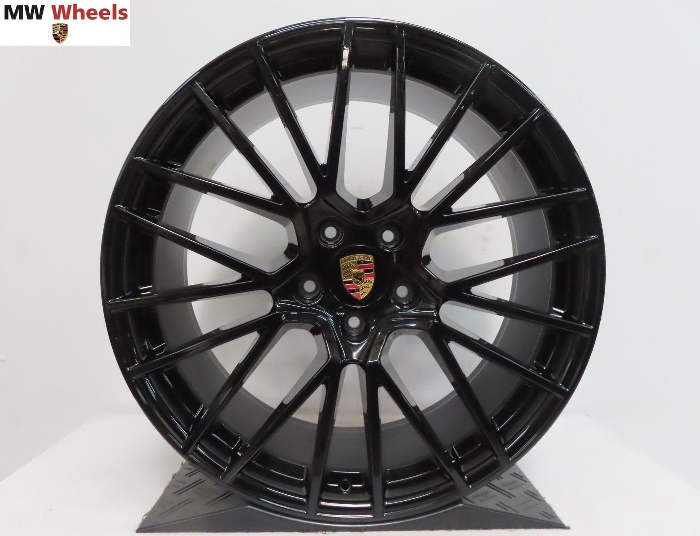Originele Porsche Cayenne Coupe spyder 22 inch velgen zwart, Auto-onderdelen, Gebruikt, Velg(en), -, -