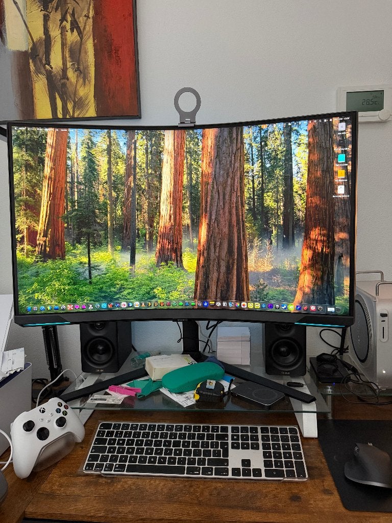 samsung odyssey Neo G8 4k monitor, In hoogte verstelbaar, VA, Minder dan 1 ms, Samsung