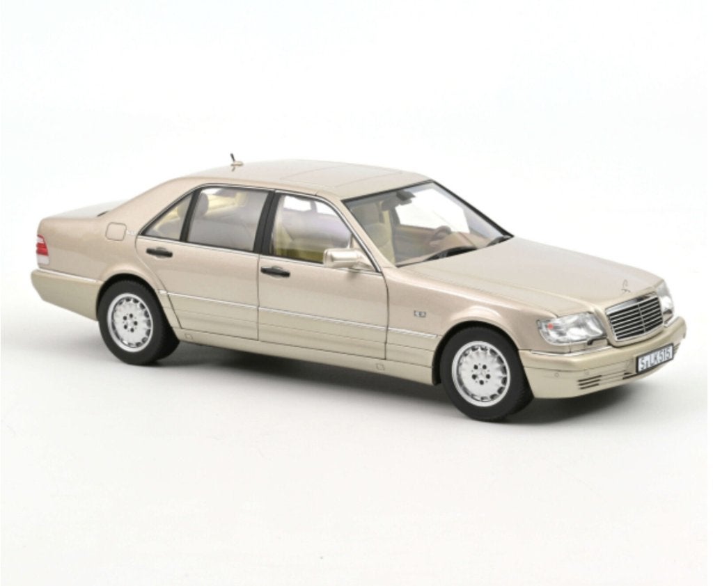 Mercedes Benz S600 1997 zilver schaal 1/18 NOREV ref. 183723, Hobby en Vrije tijd, Verzenden, Nieuw, Auto, Norev