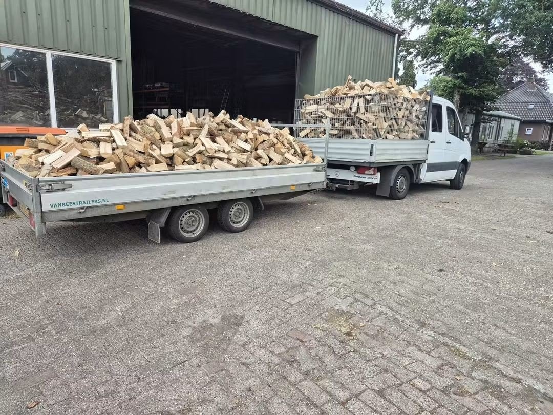 brandhout zorgboerderij gratis thuisbezorgd, 6 m³ of meer, Ophalen of Verzenden, Eikenhout, Blokken