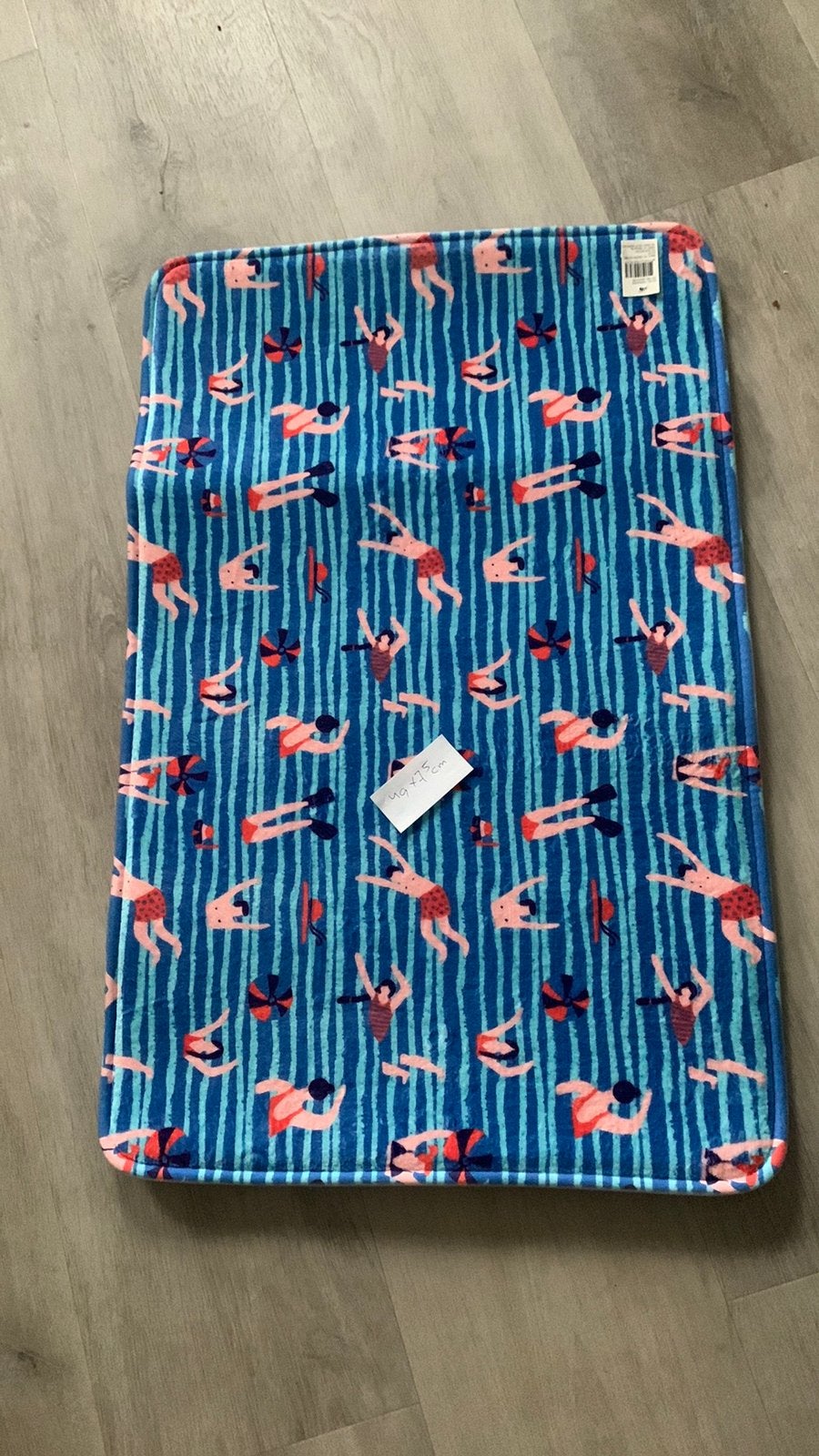 Nieuwe badmat afbeelding zwemmers, Ophalen, Nieuw