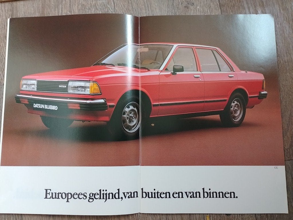 Datsun Bluebird autofolder, Ophalen of Verzenden, Nieuw, Overige merken