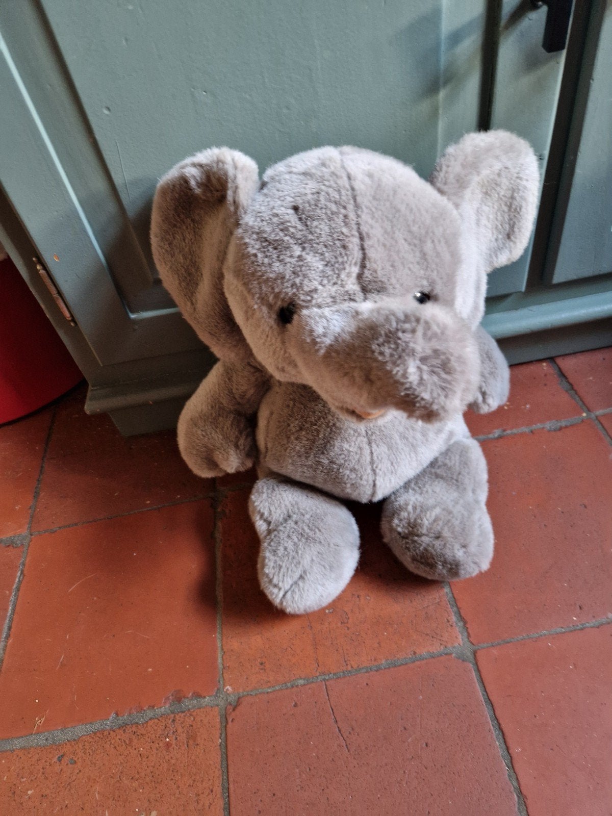 PLUCHE OLIFANT, Ophalen of Verzenden, Olifant