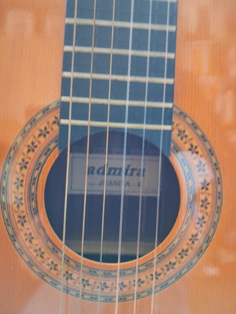 Klassieke Spaanse Admira gitaar, Muziek en Instrumenten, Ophalen of Verzenden, Gebruikt, Klassieke of Spaanse gitaar