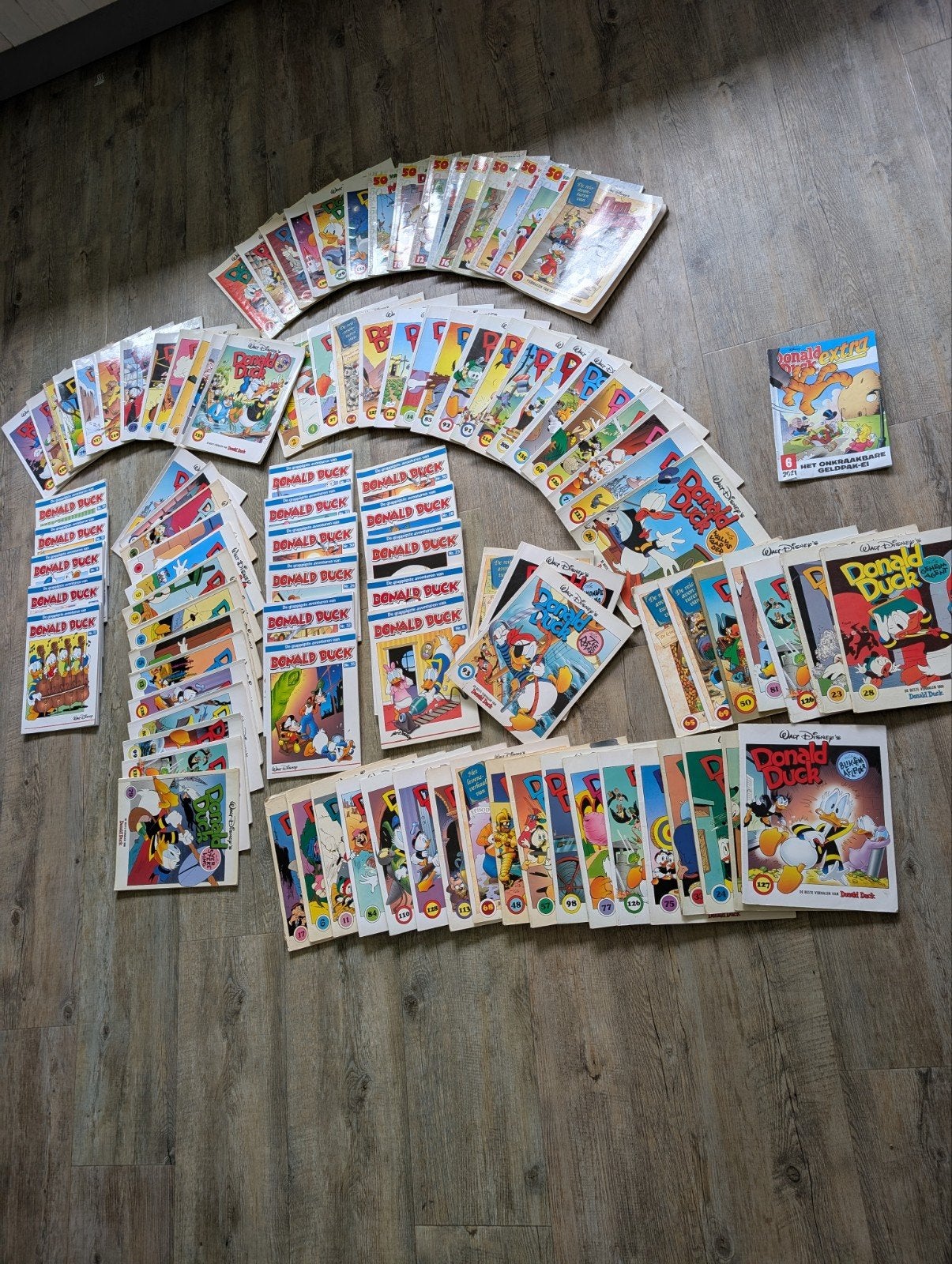Tas vol Donald Duck stripboeken, Boeken, Meerdere stripboeken, Ophalen, Gelezen