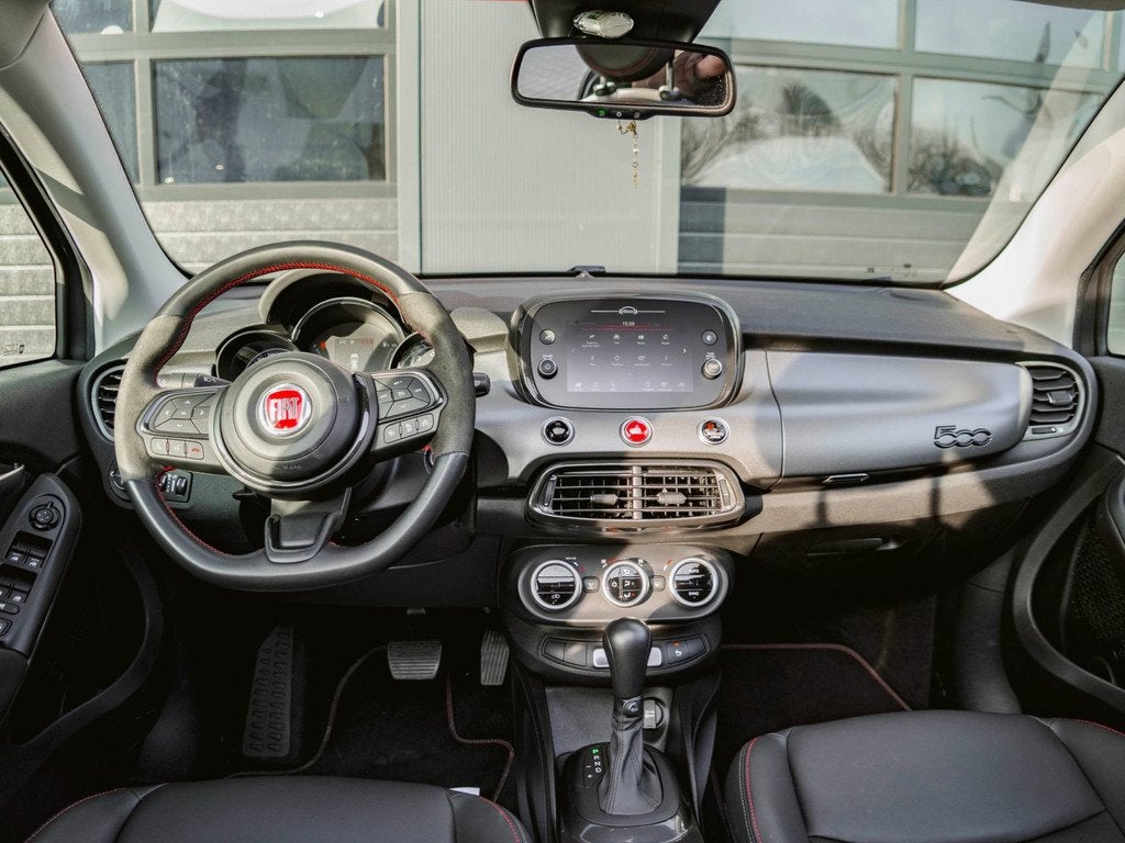 Fiat 500 X 1.5 Hybrid Cabrio Navi/Acc/Camera/Fabrieksgaranti, Stof, Gebruikt, Zwart, 4 cilinders