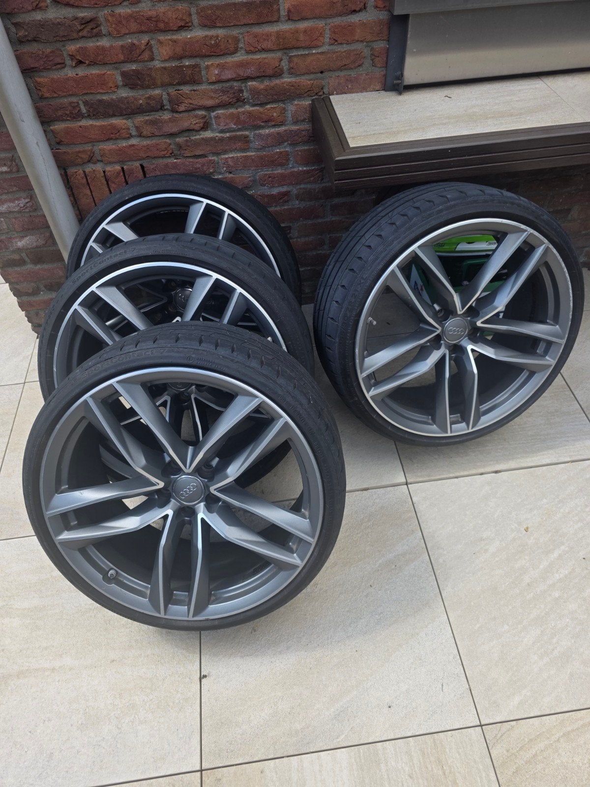 Audi a6 RS6 21inch(opknappers), Ophalen, Gebruikt, 255 mm, Banden en Velgen