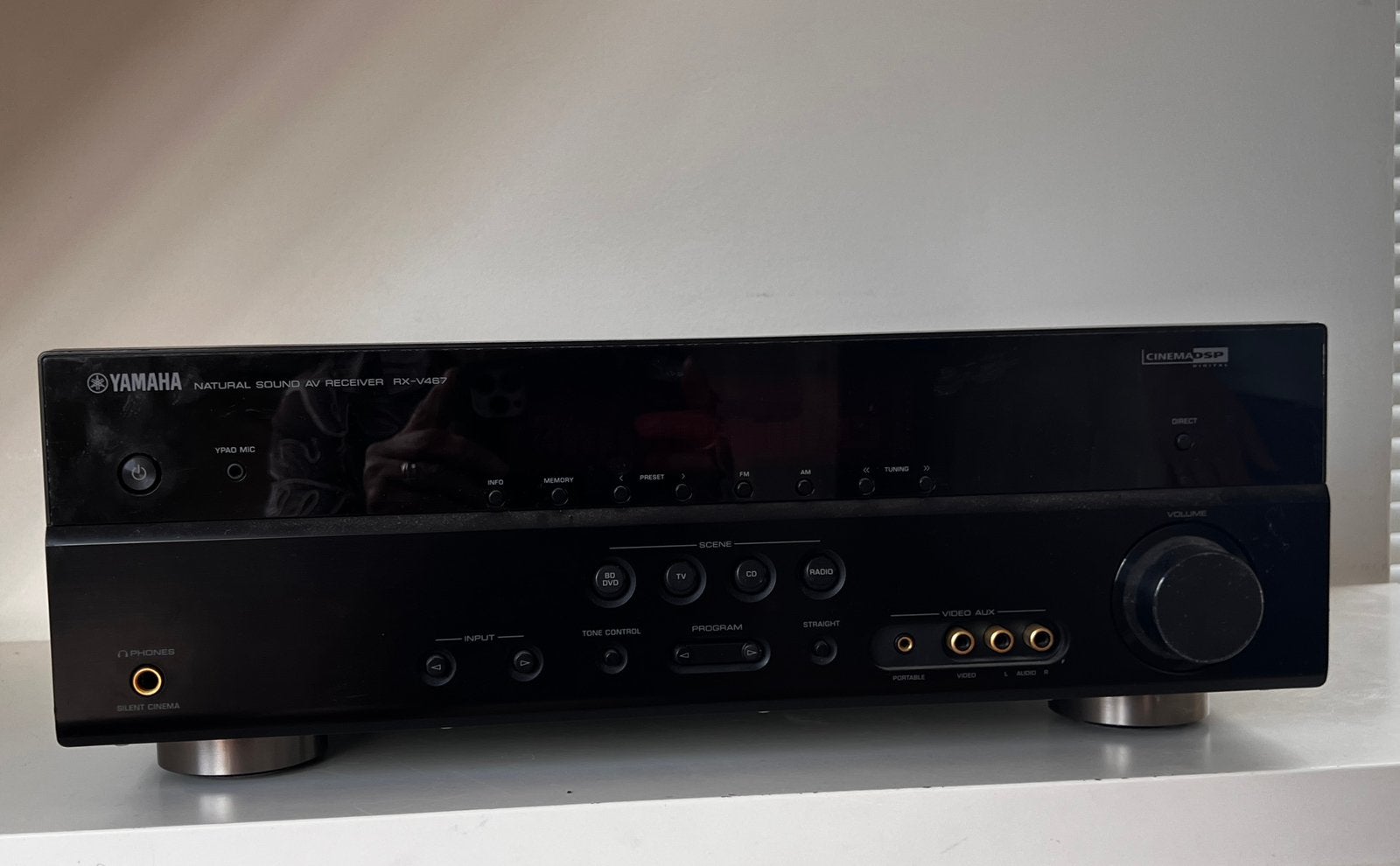 Yamaha RX-V467 AV Receiver, Audio, Tv en Foto, Gebruikt, Yamaha, Ophalen of Verzenden, 120 watt of meer