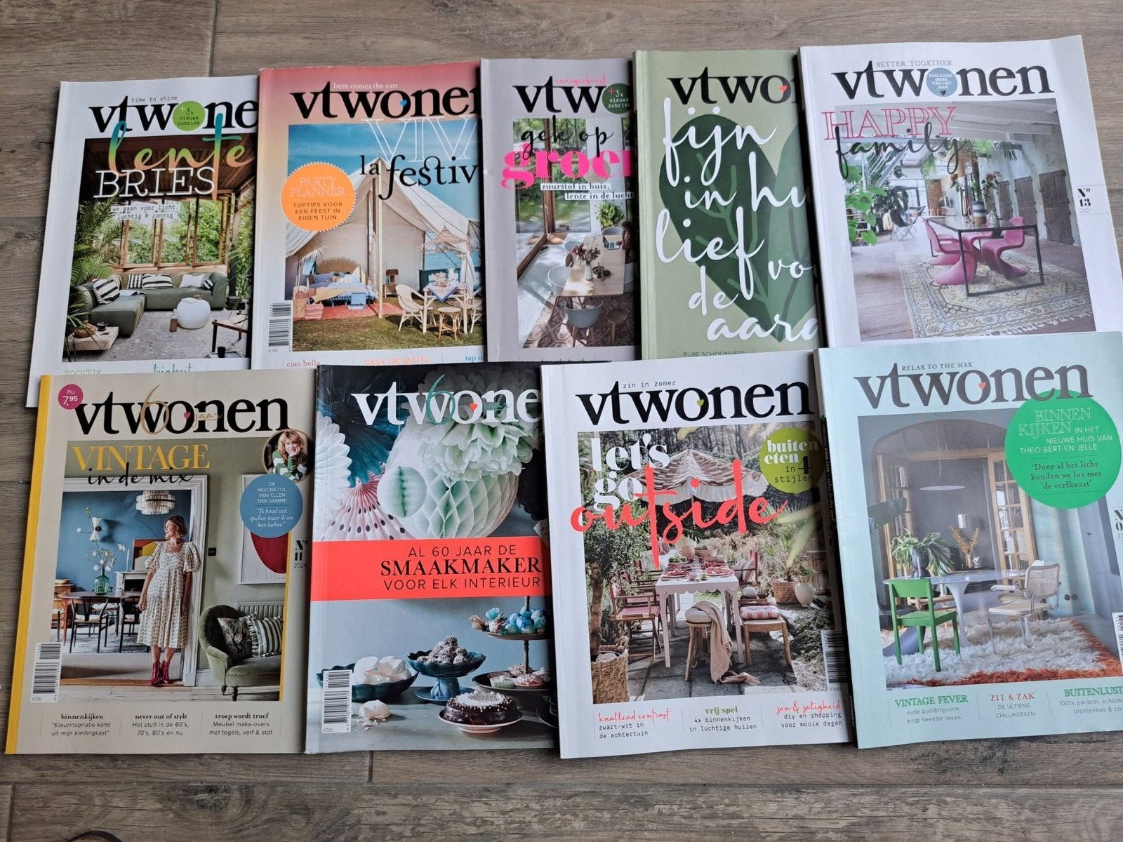 9x VT Wonen, Boeken, Ophalen of Verzenden, Gelezen, Overige typen