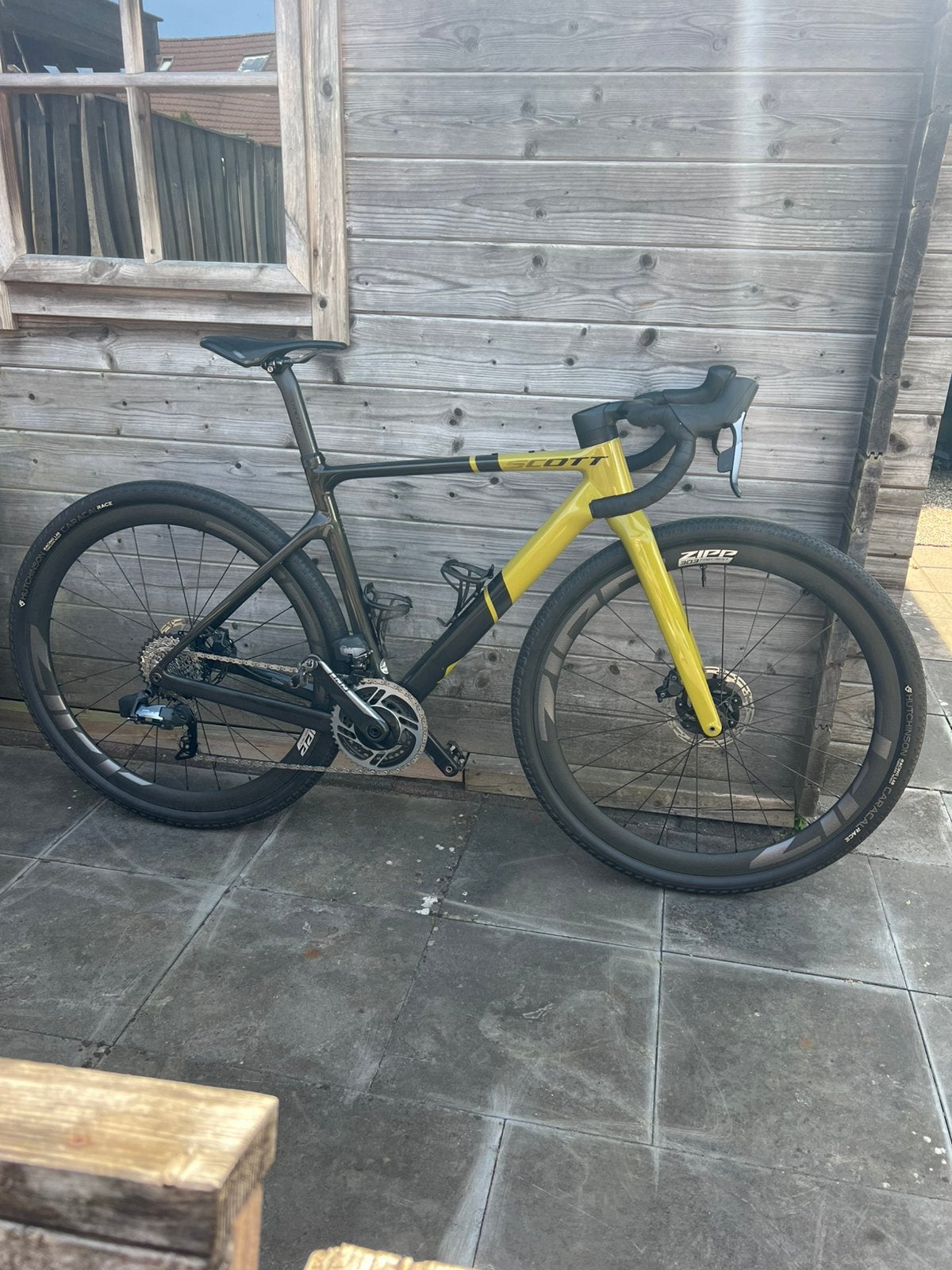 Scott Addict Gravel Sram Force/Red, Fietsen en Brommers, Carbon, Zo goed als nieuw, Meer dan 20 versnellingen, 53 tot 57 cm