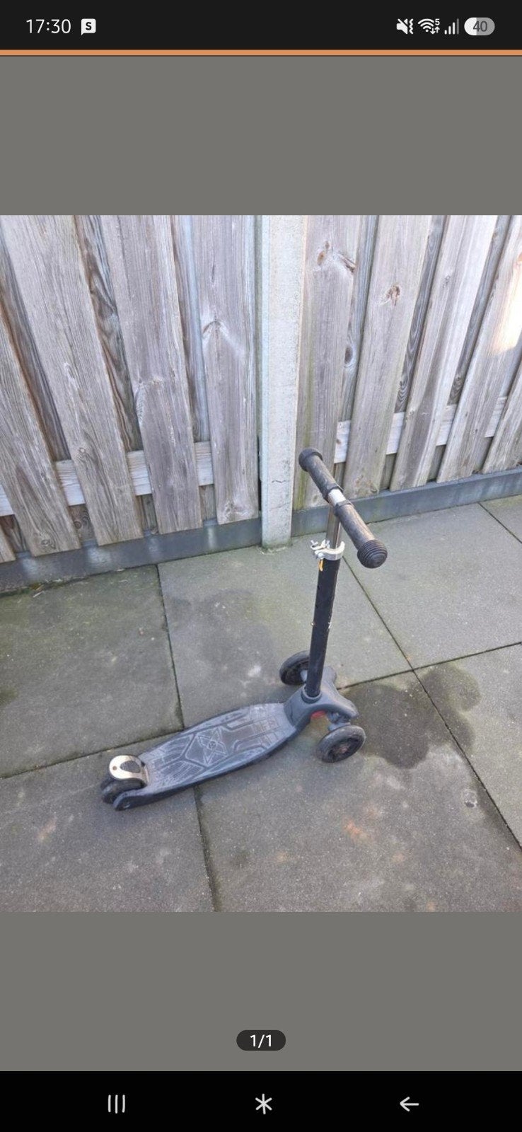 Gebruikte step voor kinderen, Fietsen en Brommers, Ophalen of Verzenden, Gebruikt, Gewone step, Onbekend