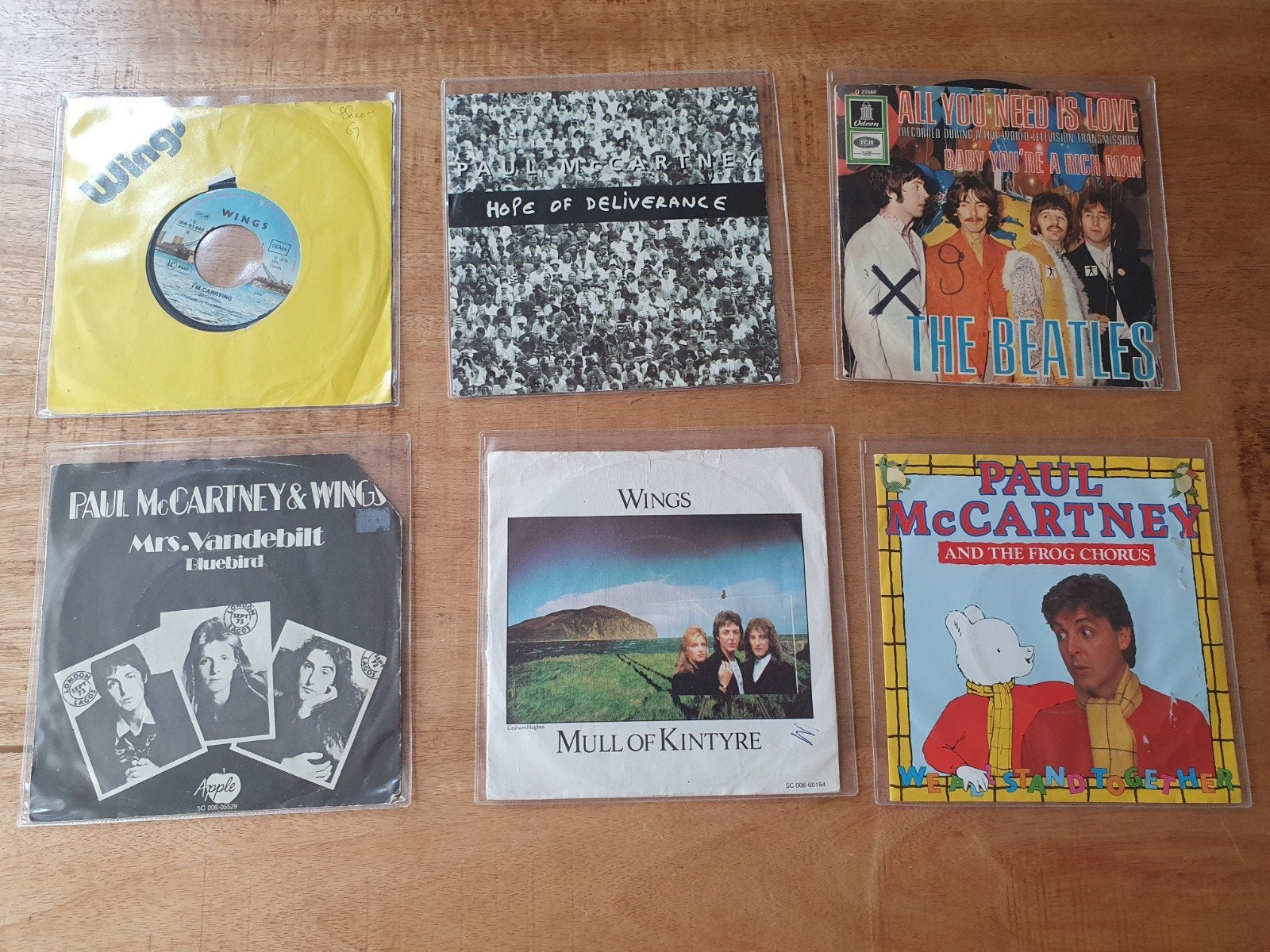 Paul McCartney vinyl singles, Cd's en Dvd's, Vinyl Singles, Ophalen of Verzenden, Gebruikt, Pop