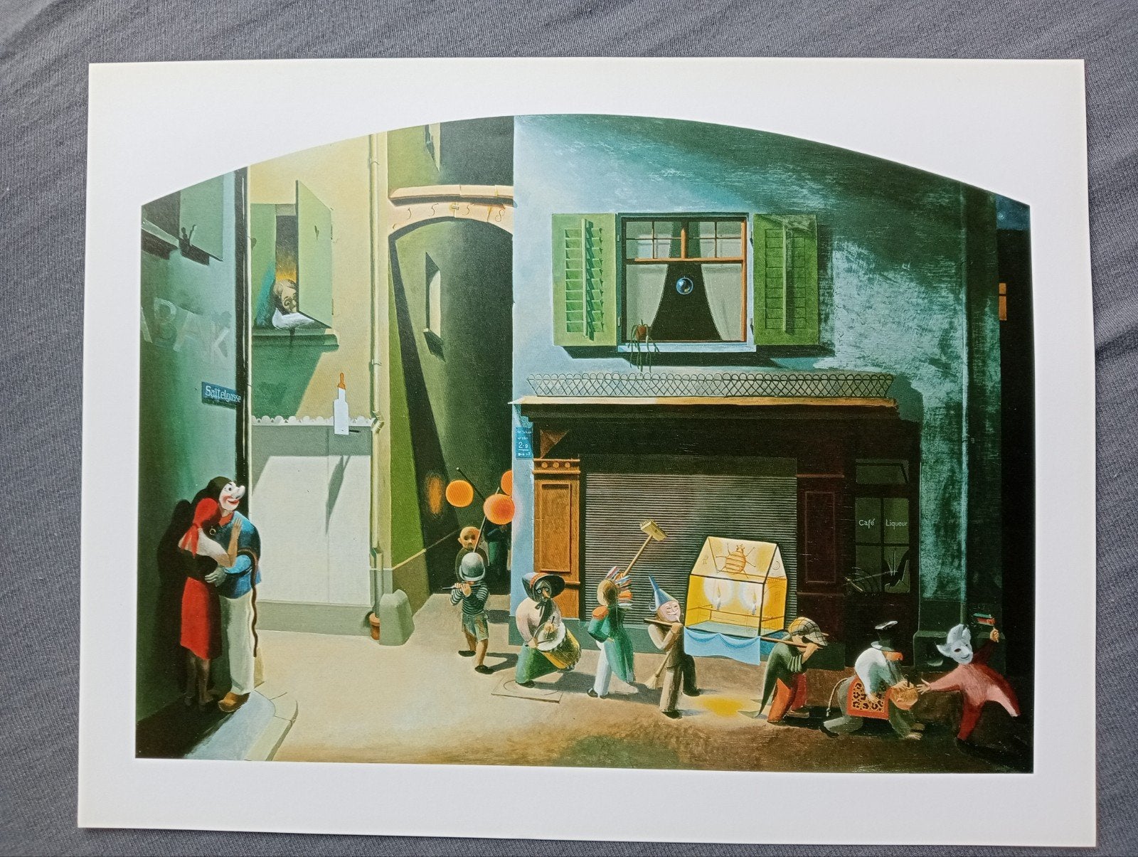 Niklaus Stoecklin Basel Fasnach offset print Basel, Verzenden