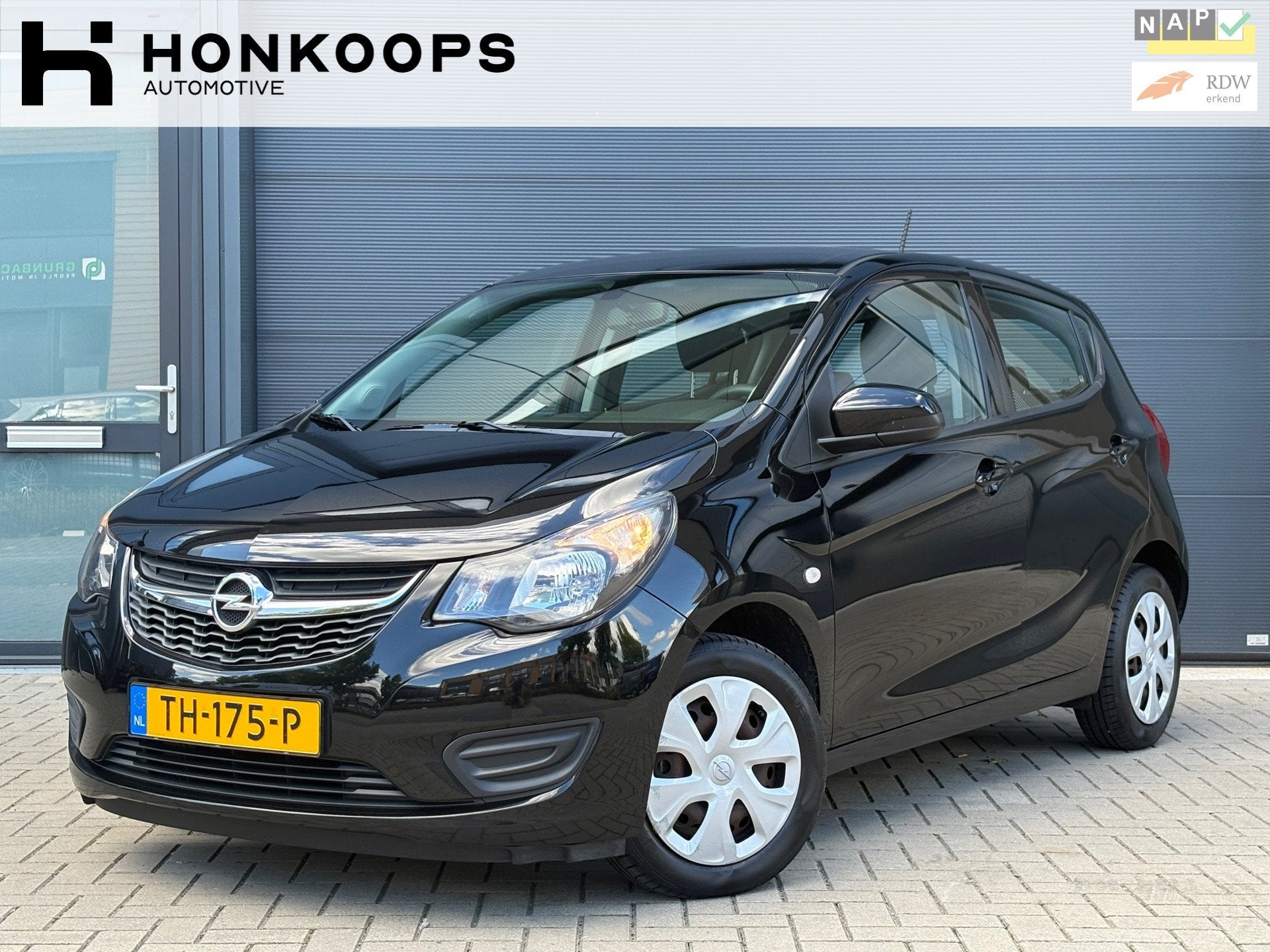 Opel KARL 1.0 ecoFLEX Edition - Cruise control - 1e Eigenaar, Auto's, Voorwielaandrijving, Gebruikt, Euro 6, Zwart