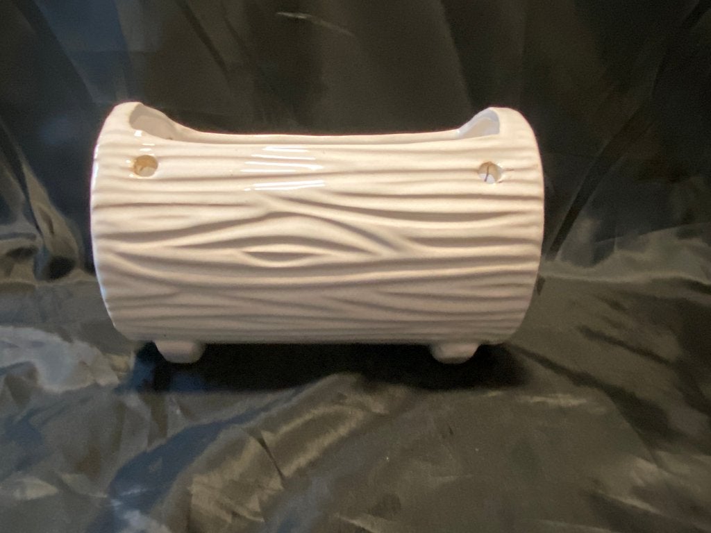 Retro Plantenhanger in de vorm van een boomstam, Gebruikt, Rond, Ophalen of Verzenden, Aardewerk