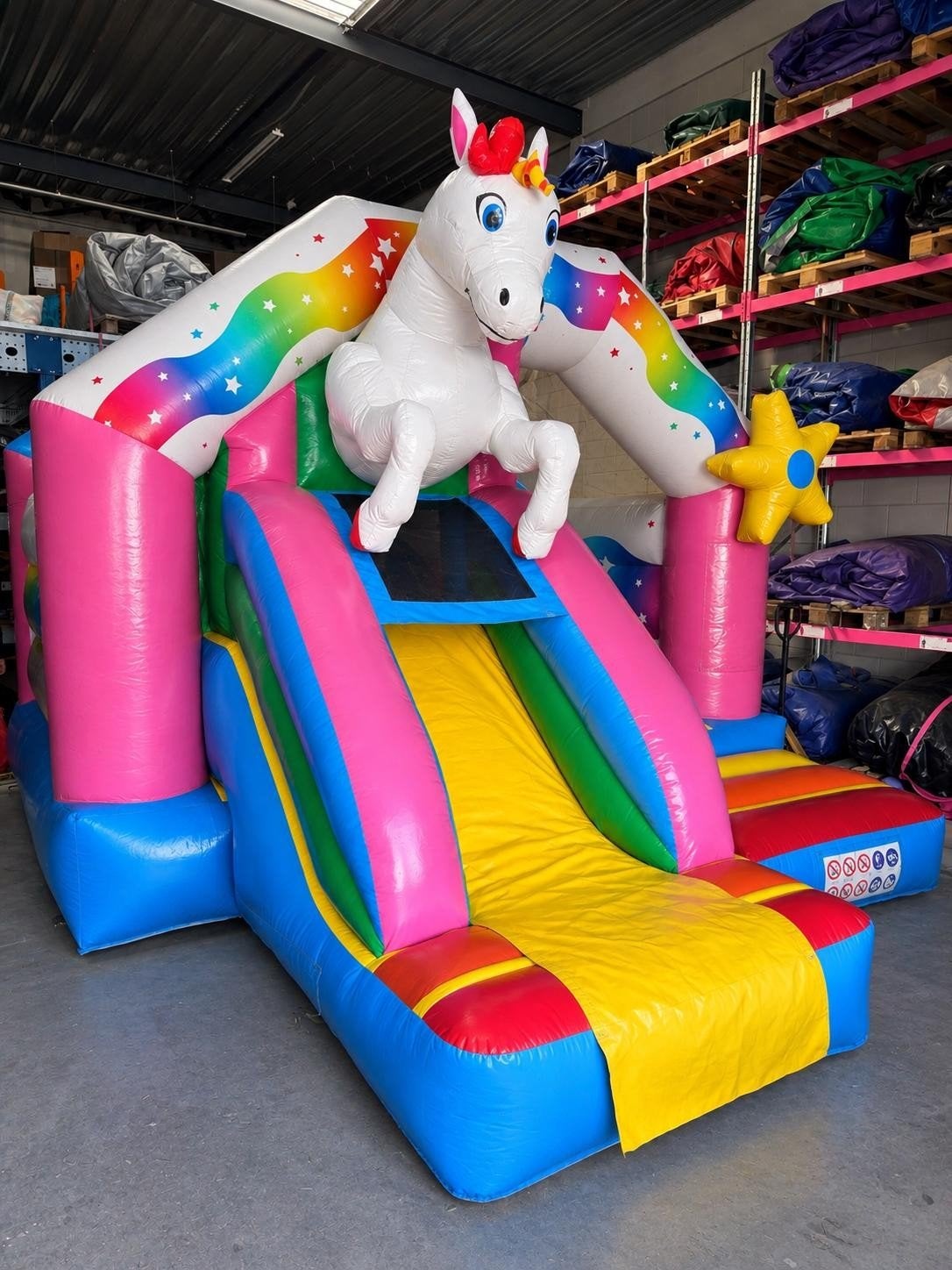 Unicorn Combo springkussen TOPPER!, Ophalen of Verzenden, Gebruikt