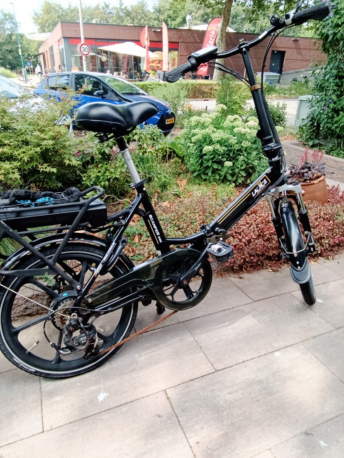Electrische vouwfiets, Fietsen en Brommers, Fietsen | Vouwfietsen, Ophalen, Gebruikt, 20 inch of meer, Overige merken