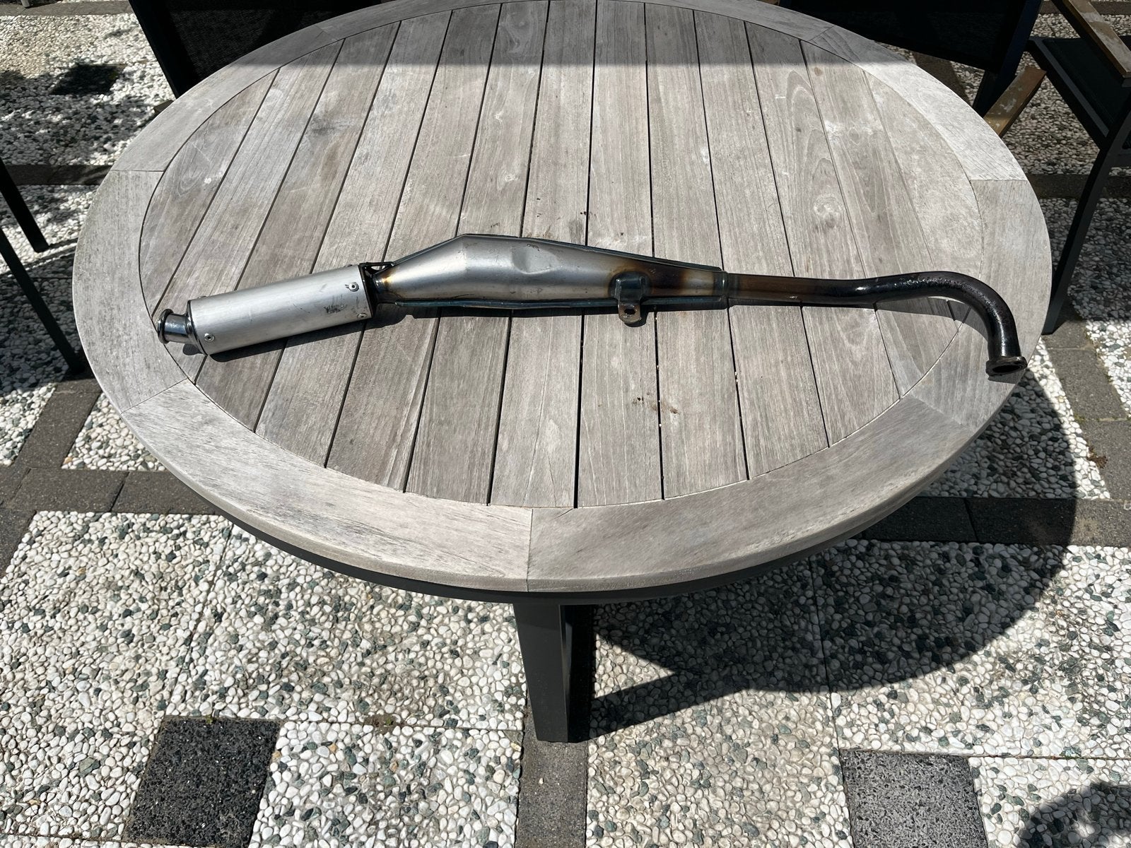Techno Bullet uitlaat Tomos, Fietsen en Brommers, Ophalen, Zo goed als nieuw, Uitlaat