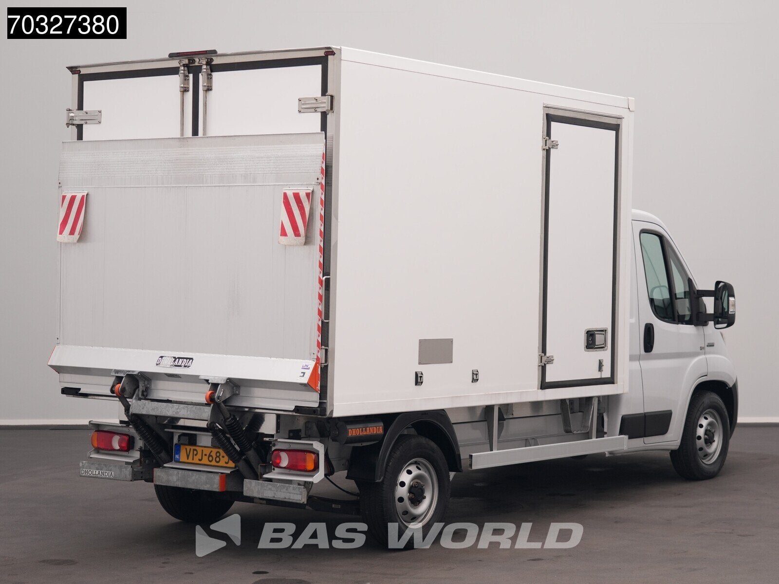 Fiat Ducato 140pk Laadklep Zijdeur Koelwagen Vriezer Airco D, Stof, Gebruikt, Euro 6, 4 cilinders