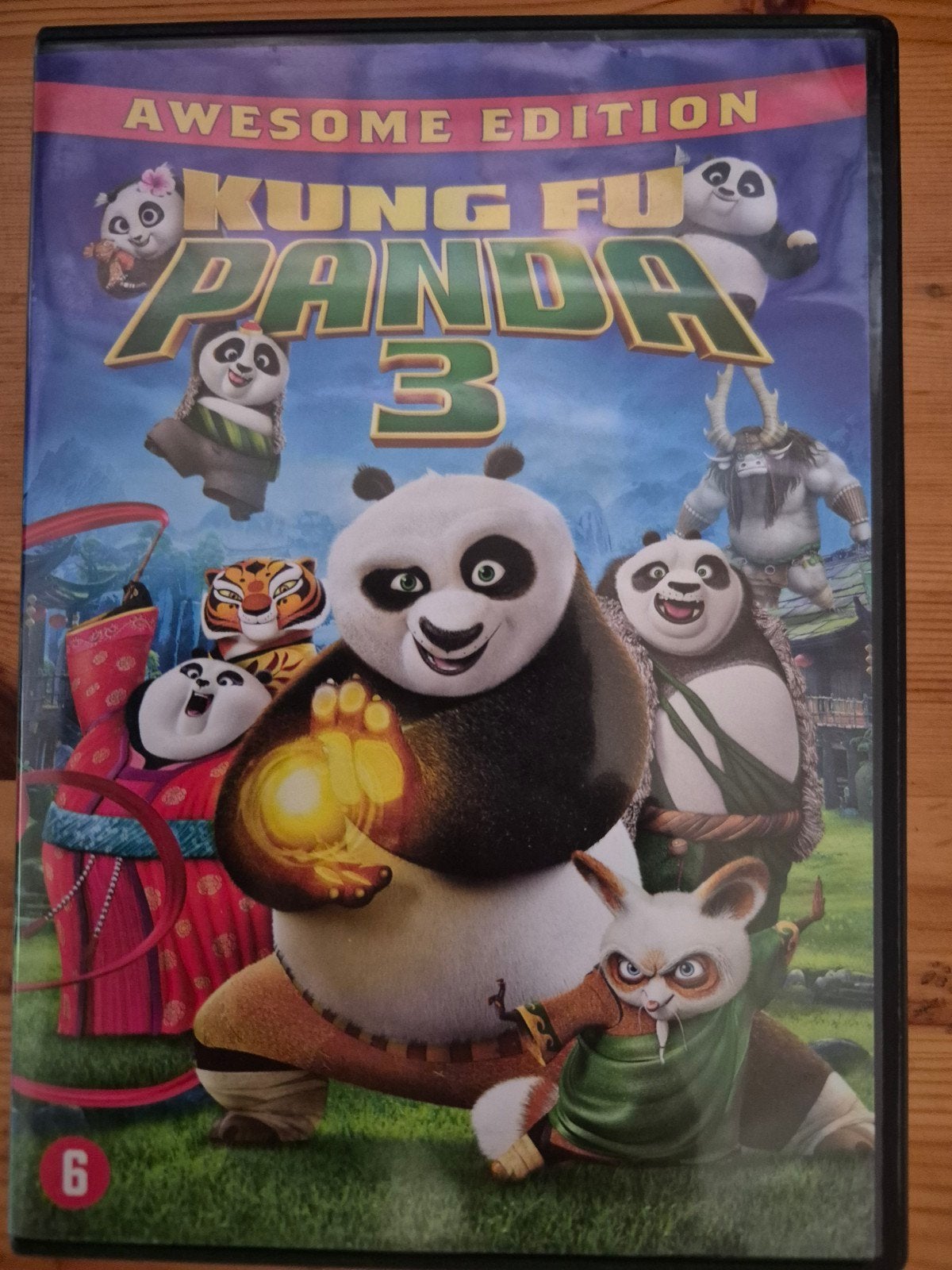 Kung Fu Panda 3 - Awesome Edition DVD, Cd's en Dvd's, Dvd's | Kinderen en Jeugd, Zo goed als nieuw, Film, Komedie, Vanaf 6 jaar