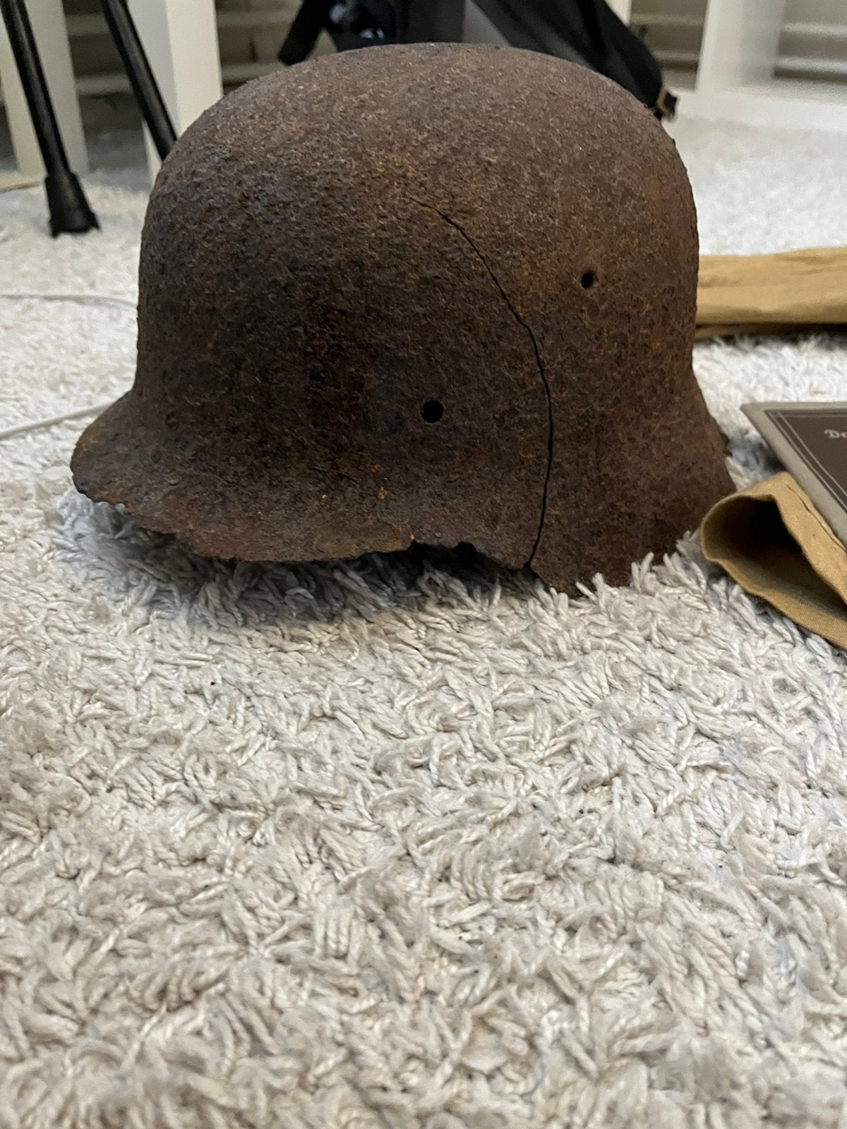 Duitse relic helm, Ophalen of Verzenden, Zo goed als nieuw