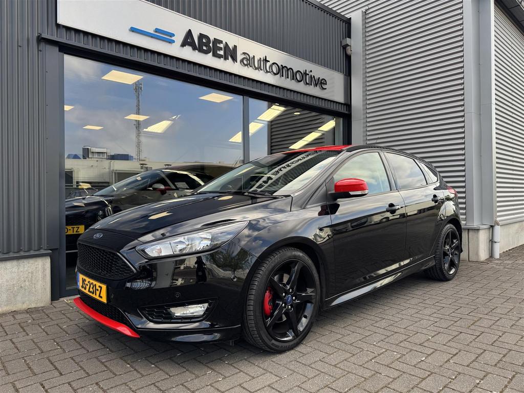Ford Focus 1.5 Ecoboost 150PK Red & Black Edition (NAVI|AUTO, 4 cilinders, 150 pk, Zwart, Origineel Nederlands