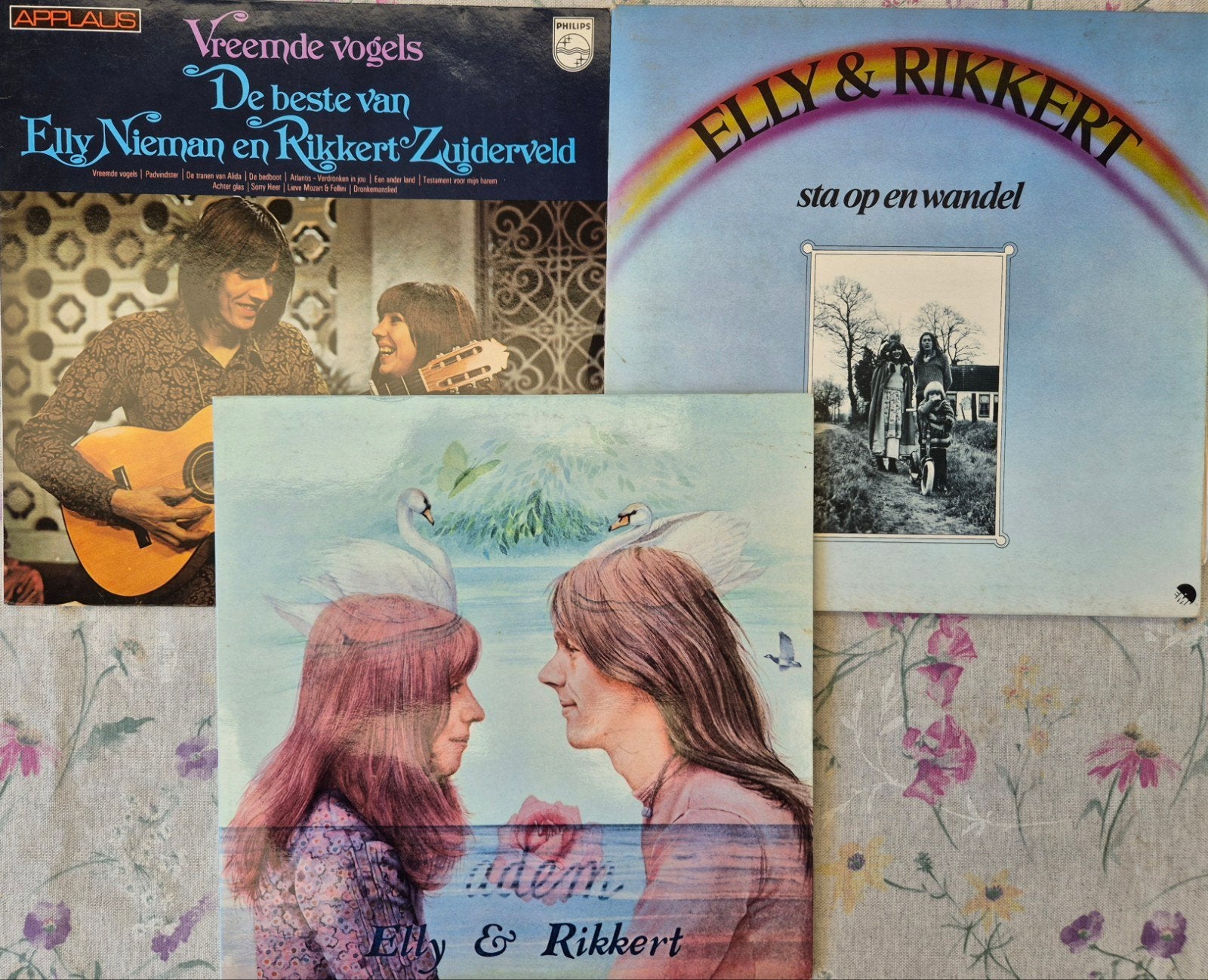 Lp's van Elly Nieman en Rikkert Zuiderveld, Ophalen, Zo goed als nieuw, 12 inch