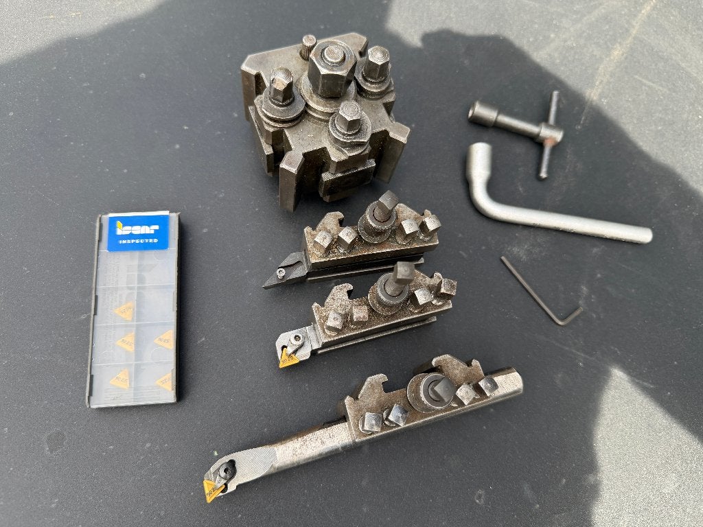 Rapid type M snelwisselbeitelhouder set, Doe-het-zelf en Verbouw, Draaibanken, Ophalen of Verzenden, Gebruikt, Onderdeel