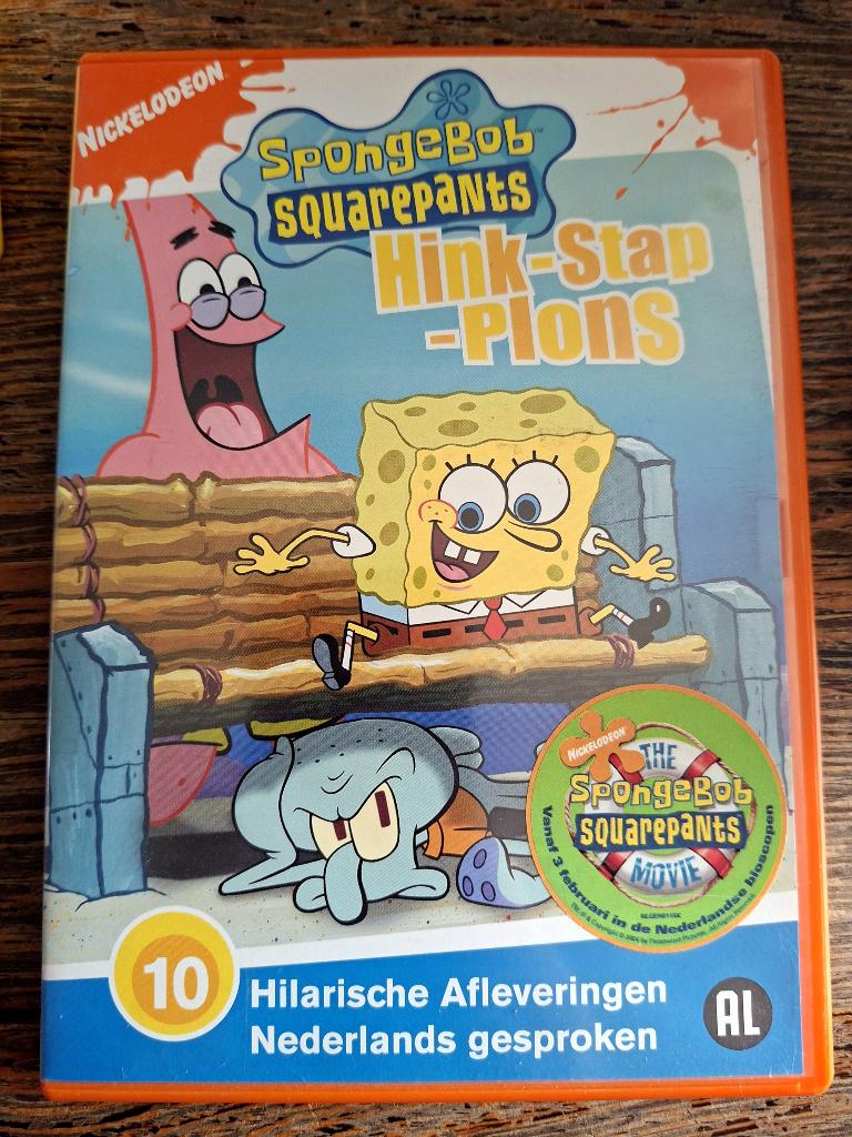 3 dvd,s van Spongebob, Europees, Alle leeftijden, Overige typen, Ophalen of Verzenden