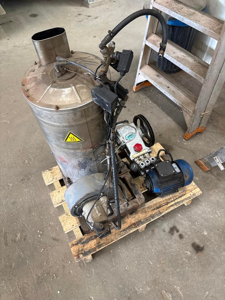 Hoge druk reiniger boiler - Cat triplex pomp, Ophalen, Gebruikt, Elektrisch