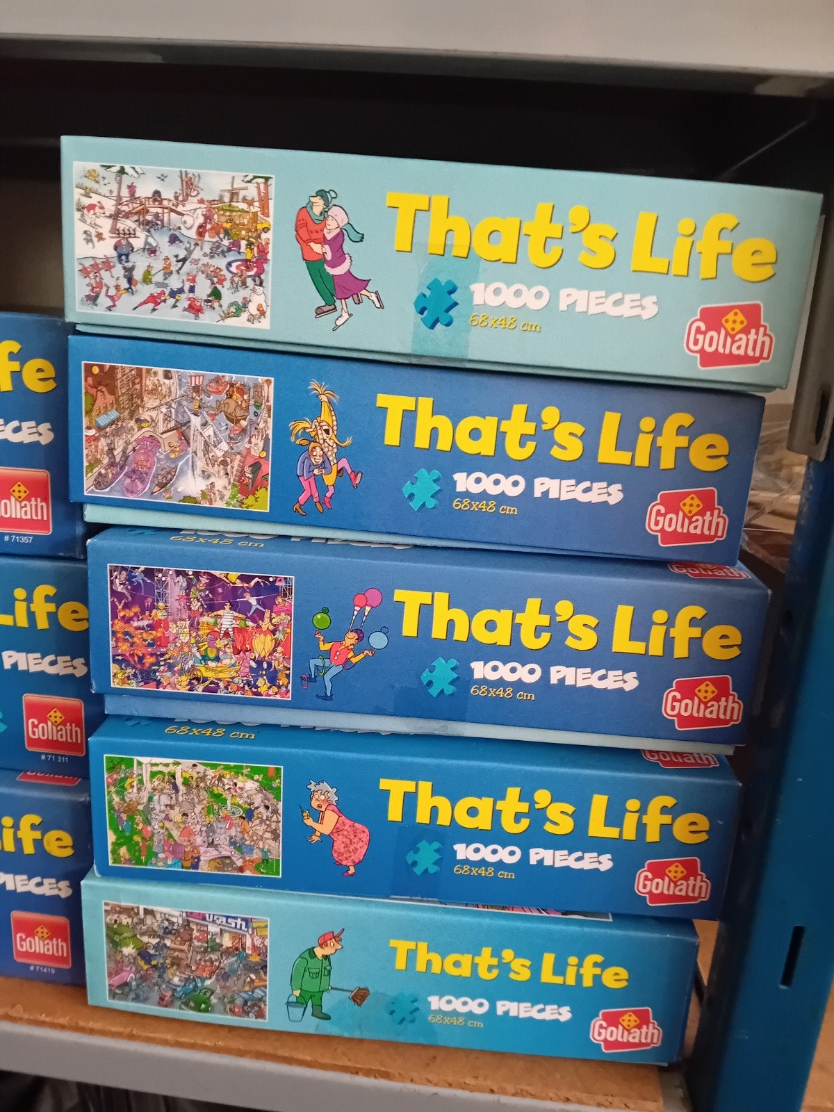5x puzzel van 1000stukjes Compleet, Ophalen of Verzenden