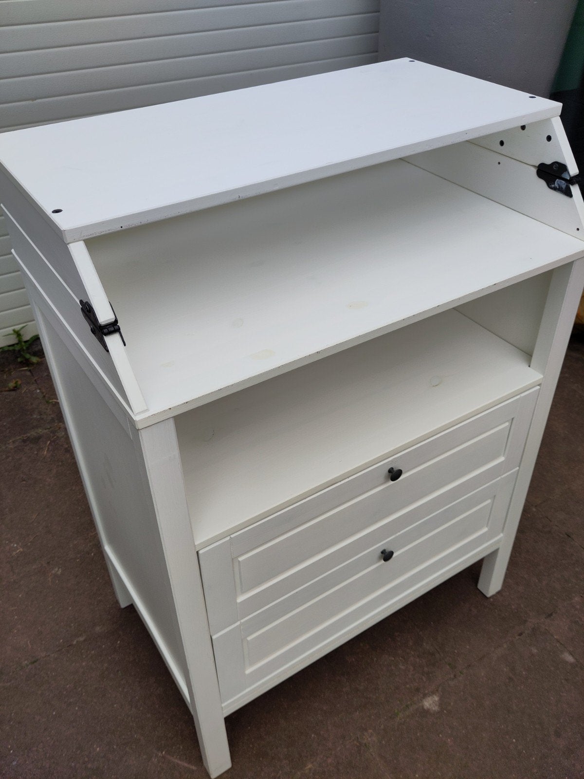 Commode wit ikea, Gebruikt, 50 tot 70 cm, 105 cm of meer, Ophalen of Verzenden