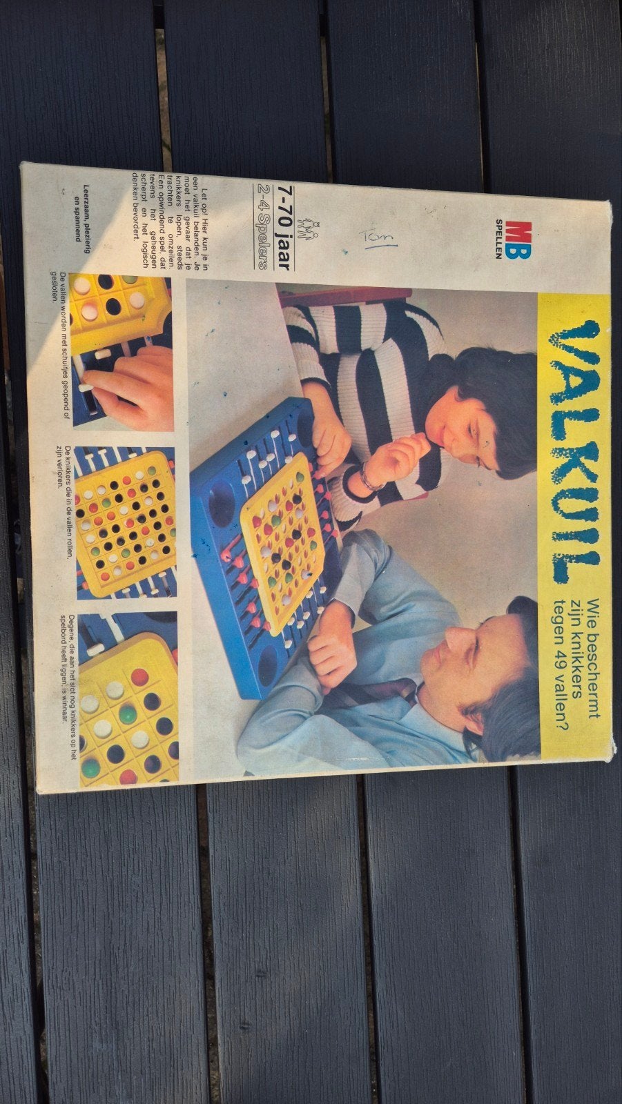 Valkuil bordspel van MB Spellen - Vintage Gezelschapsspel, Een of twee spelers, Ophalen of Verzenden, Gebruikt, MB Spellen