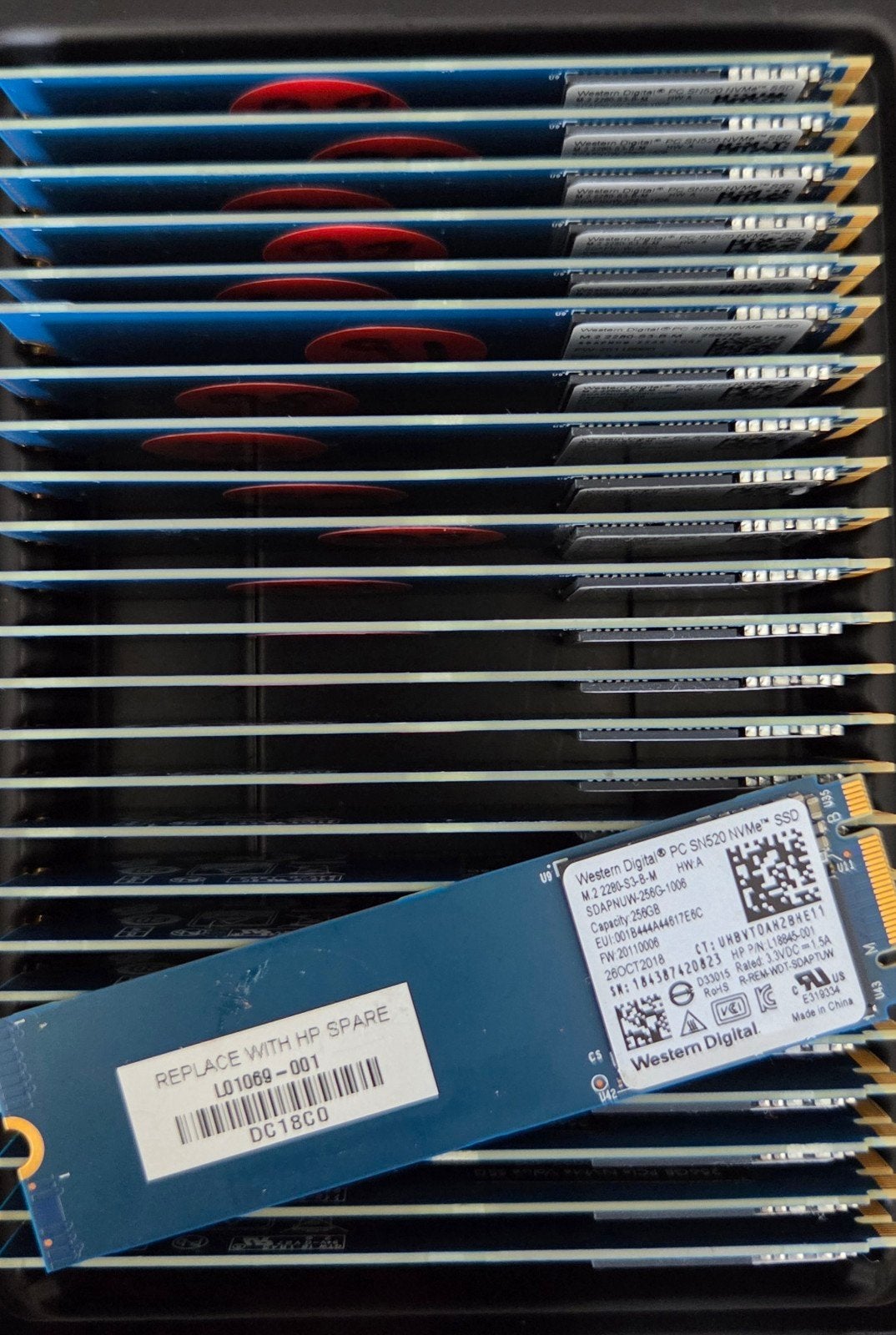 Western Digital PC SN520 NVMe SSD 256GB M.2 2280, Computers en Software, Harde schijven, Intern, Western Digital, SSD, Refurbished
