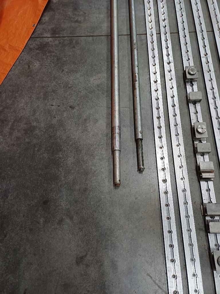 Bindrail stevig (zwaar) aluminium, Ophalen of Verzenden, Zo goed als nieuw, Rvs, Overige typen