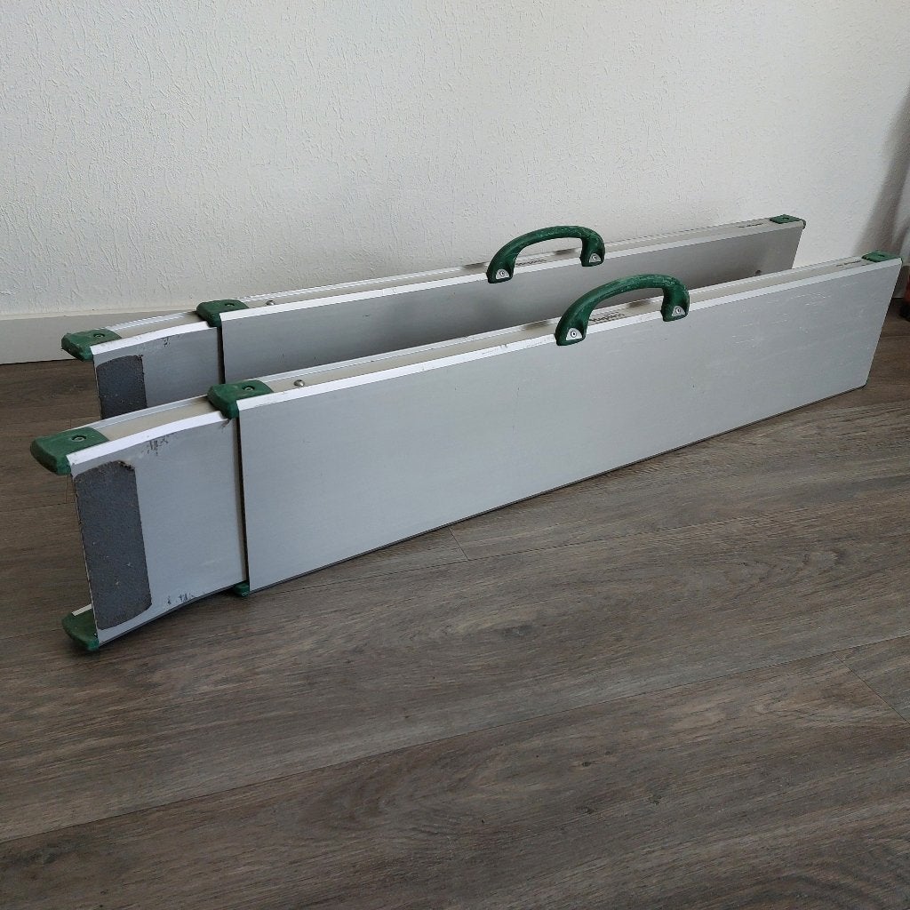 Oprijplaten rolstoel of scootmobiel e.a., Ophalen, Gebruikt
