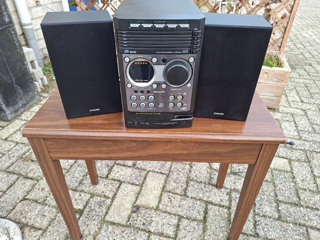 vintage 5 cd wisselaar stereotoren met tuner en usb, Overige merken, Gebruikt, Microset, Tuner of Radio