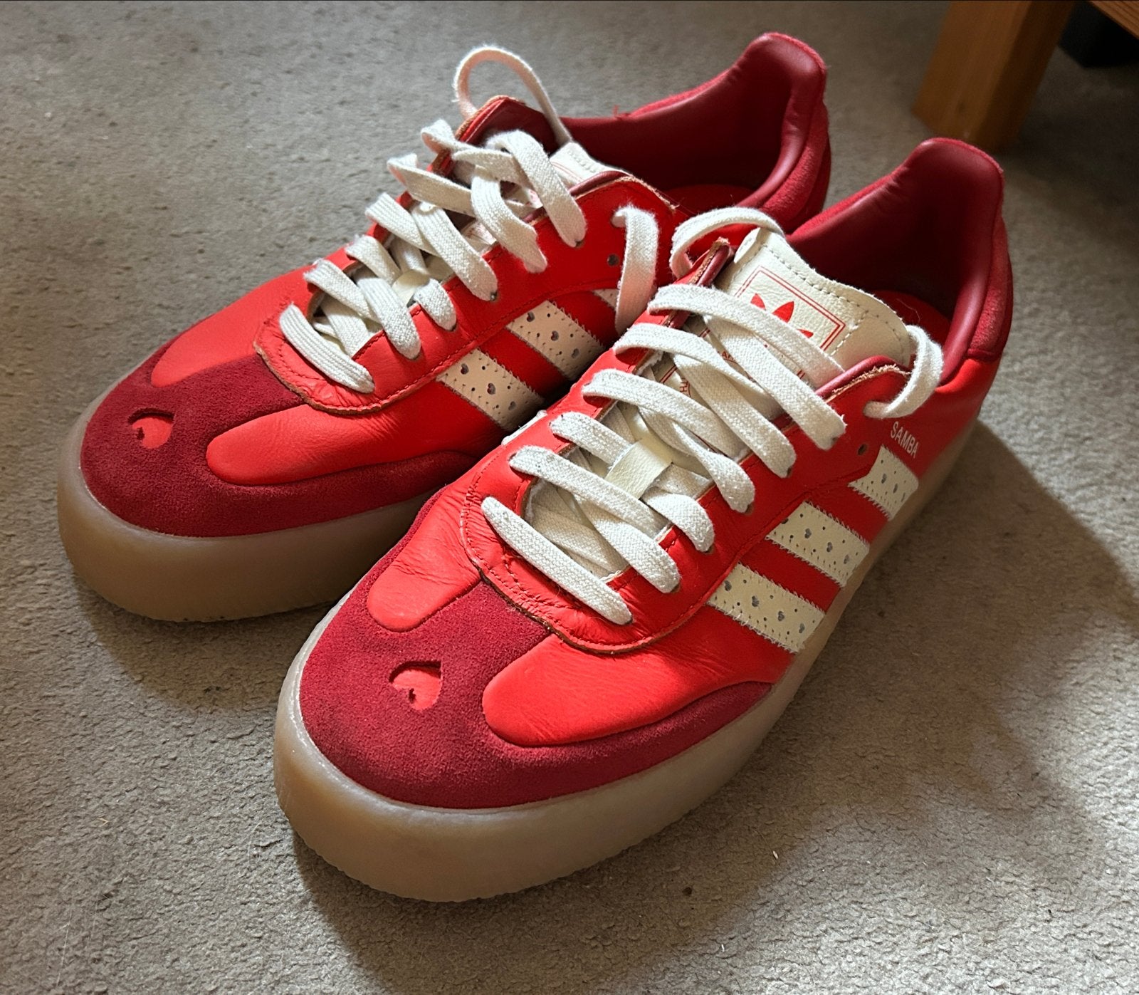Adidas Samba sneakers - maat 41, Ophalen of Verzenden, Rood, Sneakers of Gympen, Zo goed als nieuw