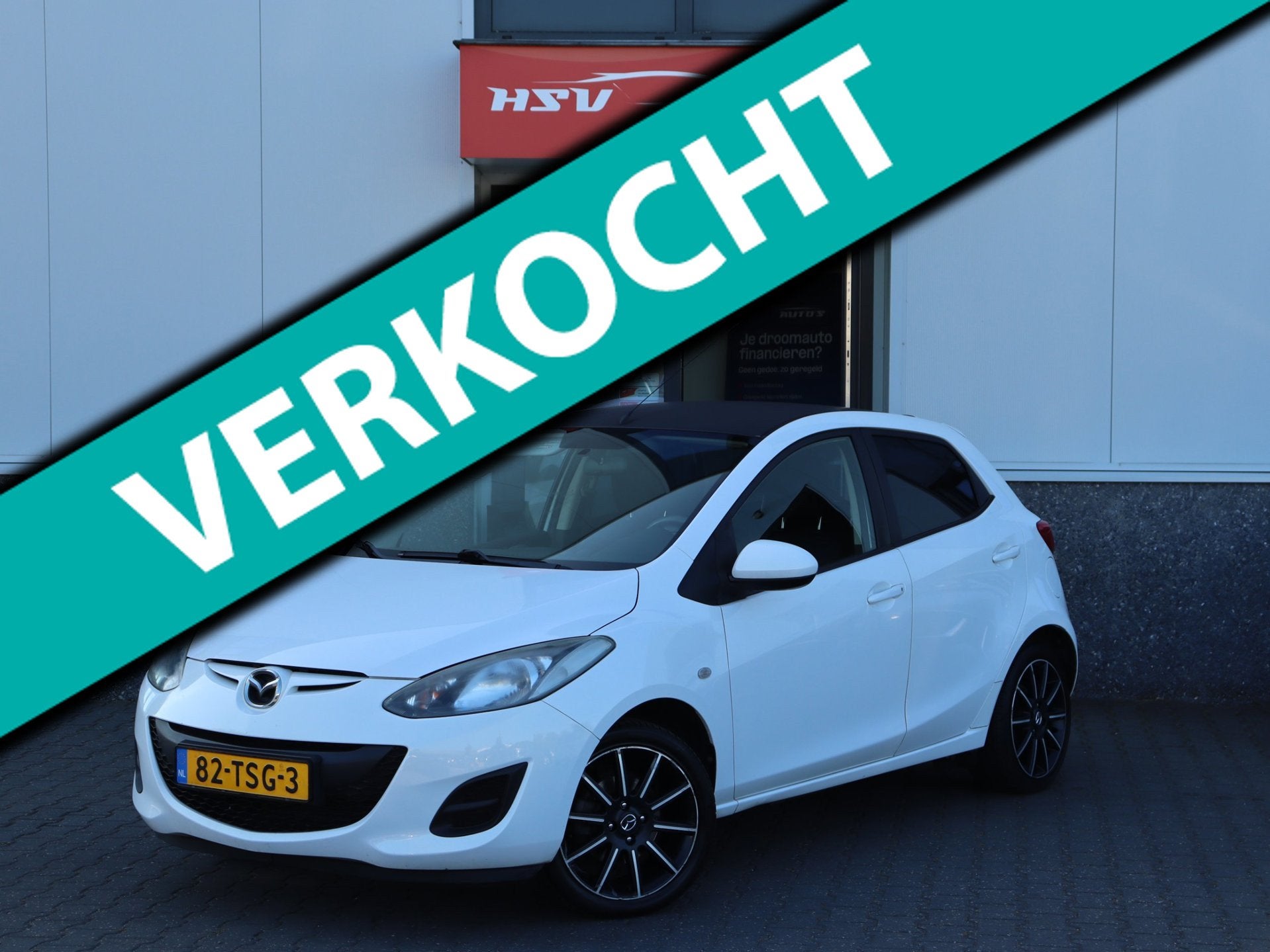 Mazda 2 1.3 BIFUEL Cool airco LM 4-deurs *161.000km*, Auto's, Voorwielaandrijving, Euro 5, Gebruikt, 31 €/maand