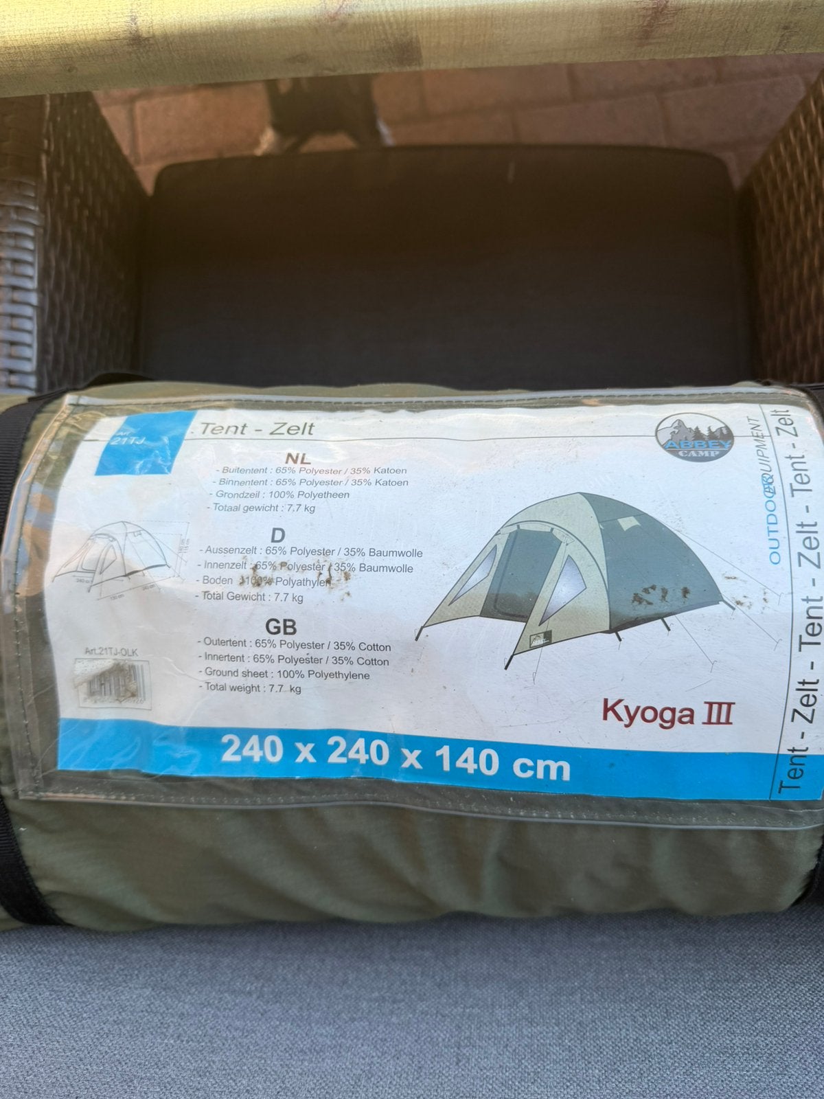 Mooie tent voor karper vissen, Ophalen of Verzenden, Zo goed als nieuw, Overige typen