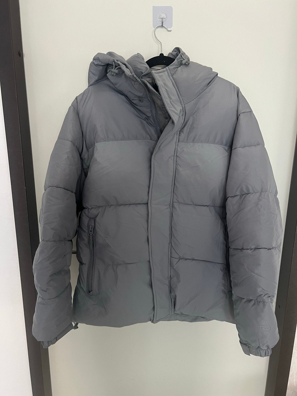 Nieuwe Zara Puffer Jacket Maat M - Grijs, Ophalen of Verzenden, Nieuw, Blauw