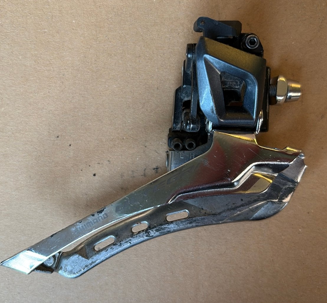 Shimano Ultegra FD-R8000 voorderailleur, Gebruikt, Ophalen of Verzenden, Derailleur of Ketting, Aluminium