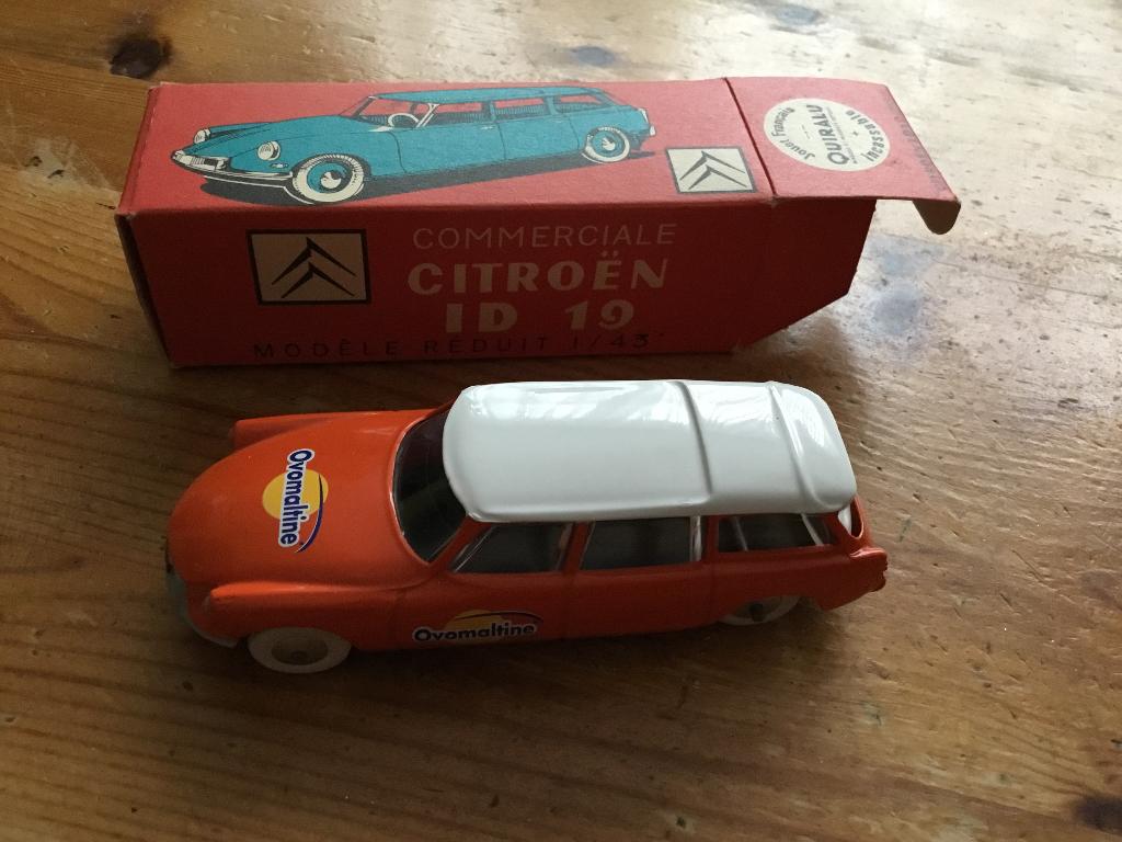 Citroën ID19 Break Ovomaltine - Quiralu France, Hobby en Vrije tijd, Modelauto's | 1:43, Ophalen of Verzenden, Zo goed als nieuw