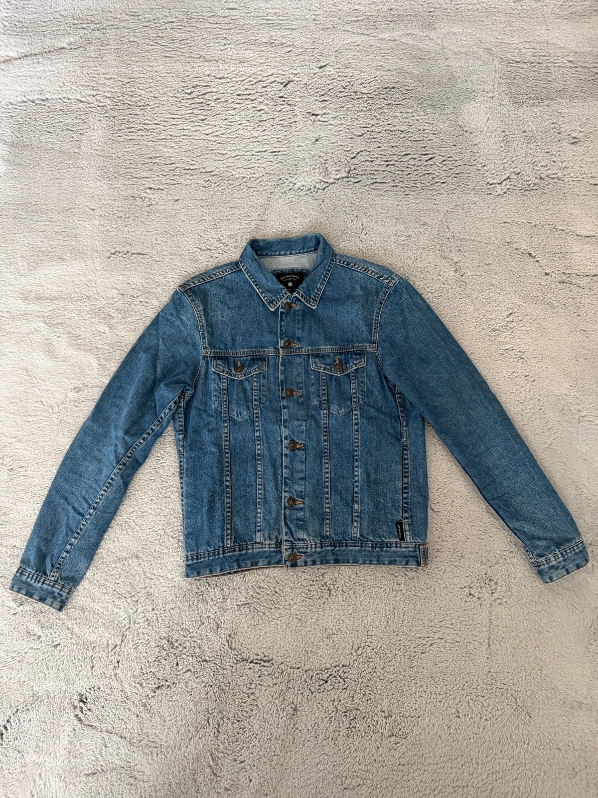 Zara Essential Denim Jacket - Maat S, Ophalen of Verzenden, Gedragen, Maat 46 (S) of kleiner, Blauw