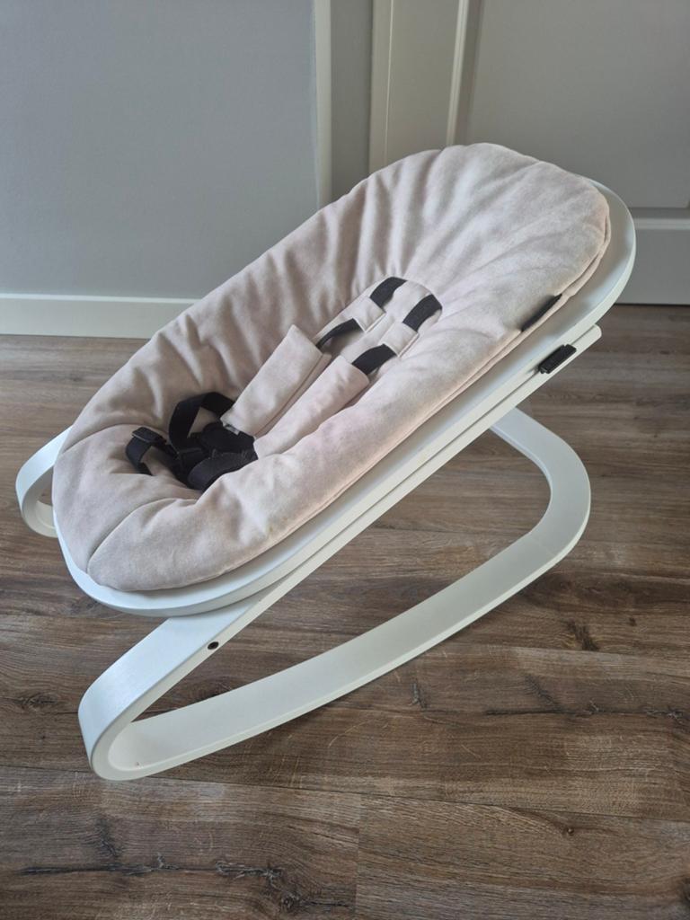 Kidsmill wipstoeltje - wit, incl. bekleding, Ophalen, Zo goed als nieuw, Wipstoel